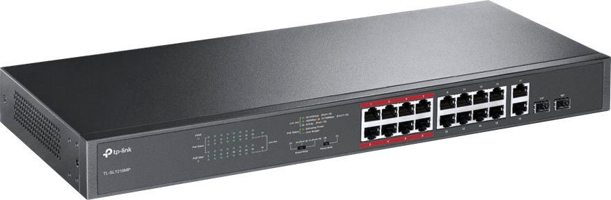 tp-link TL-SL1218MP Netzwerk-Switch