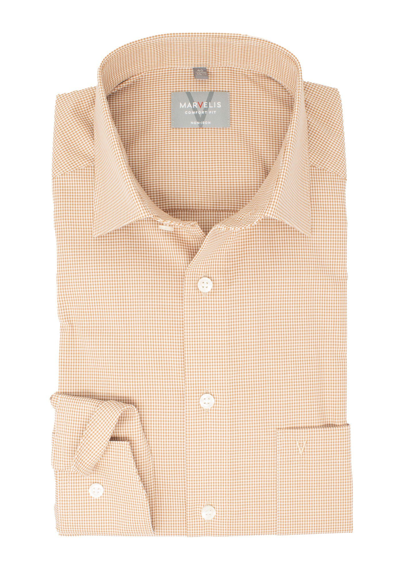 MARVELIS Businesshemd COMFORT FIT bequeme Schnittführung