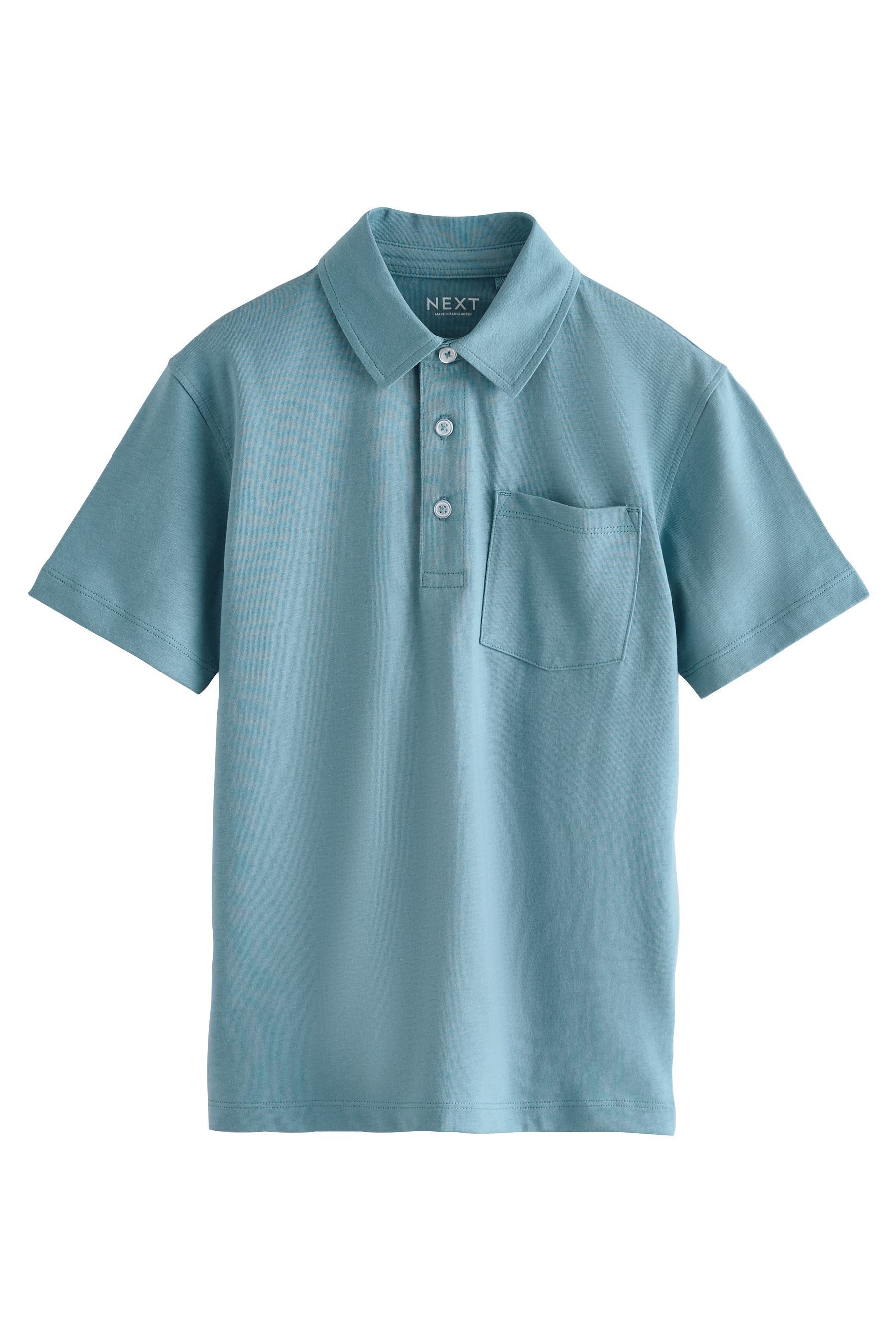 Poloshirt Kurzärmeliges Jersey-Poloshirt