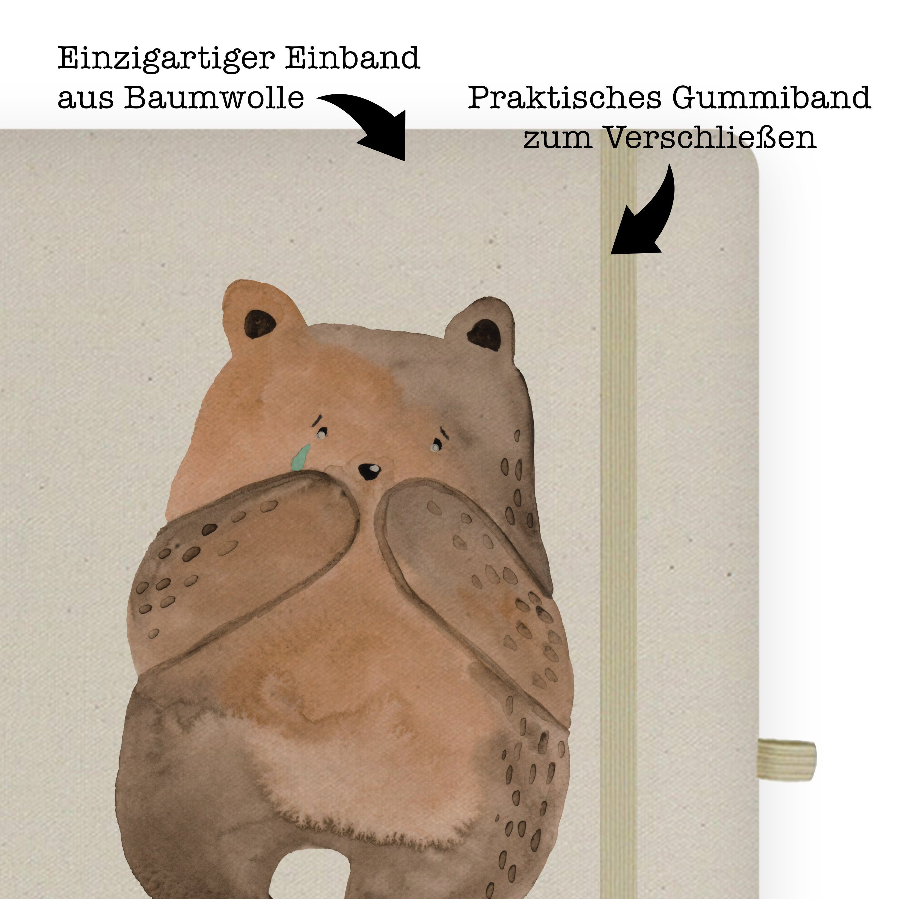 Thumbnail - Mr. & Mrs. Panda Notizbuch Bär Verlust - Transparent - Geschenk, Notizbuch A4 Kariert, DIN A4 Un Mr. & Mrs. Panda, Langl...