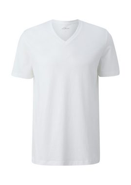s.Oliver V-Shirt aus reiner Baumwolle