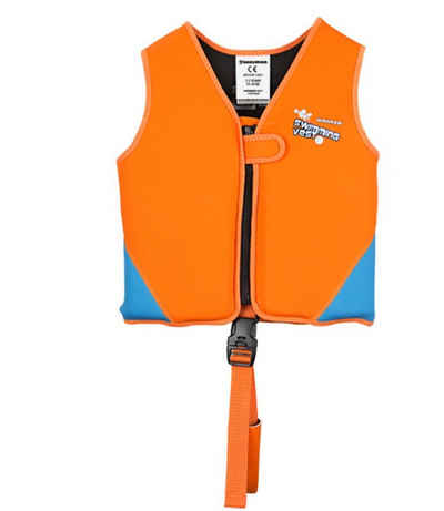 Waimea Schwimmweste Kinder Neopren Rettungsweste • Schwimmhilfe • 1-6 JAHRE, 11-30 KG • Fluororange