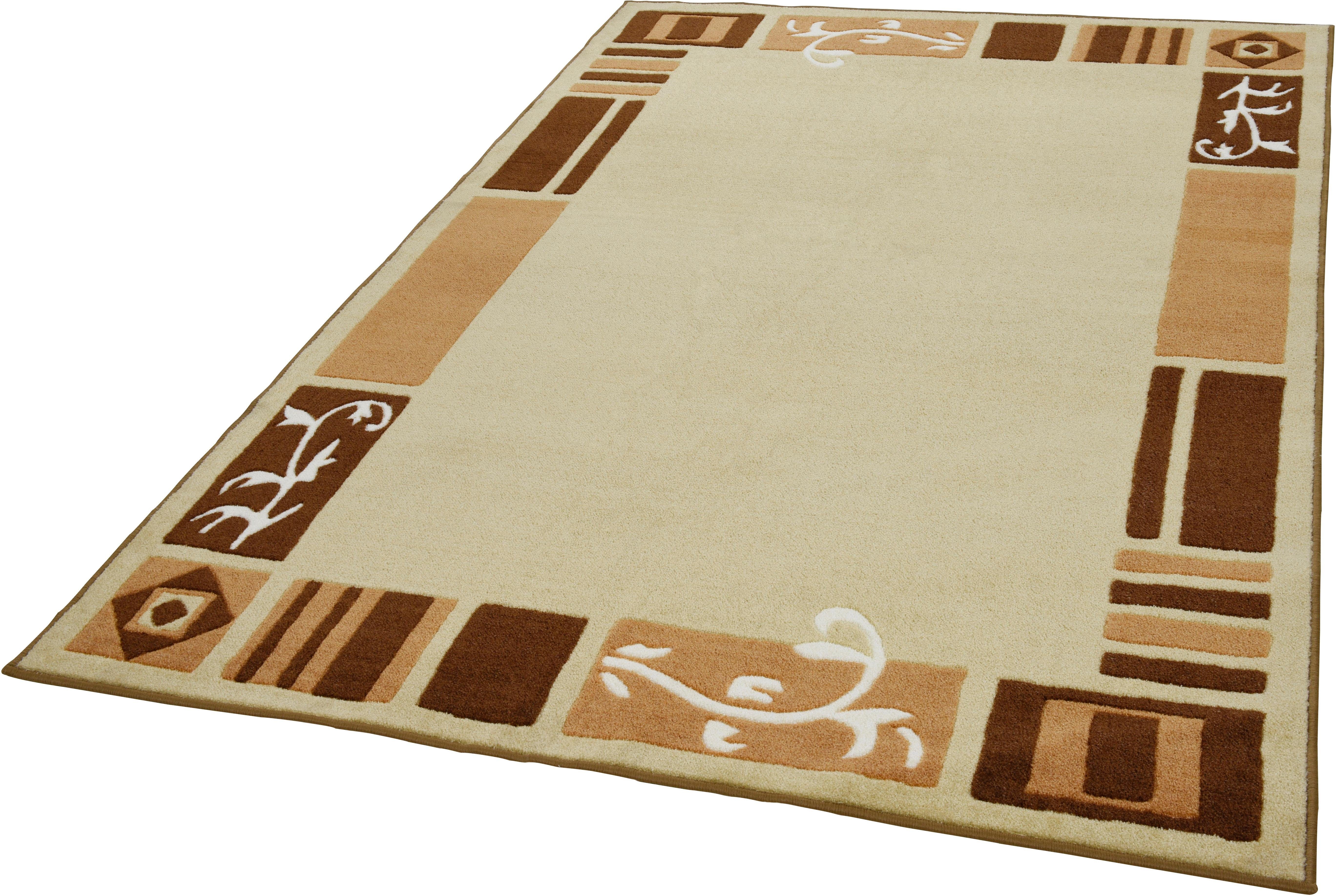 THEKO Teppich Versailles 7098, rechteckig, Höhe: 11 mm, mit Bordüre, ideal im Wohnzimmer & Schlafzimmer