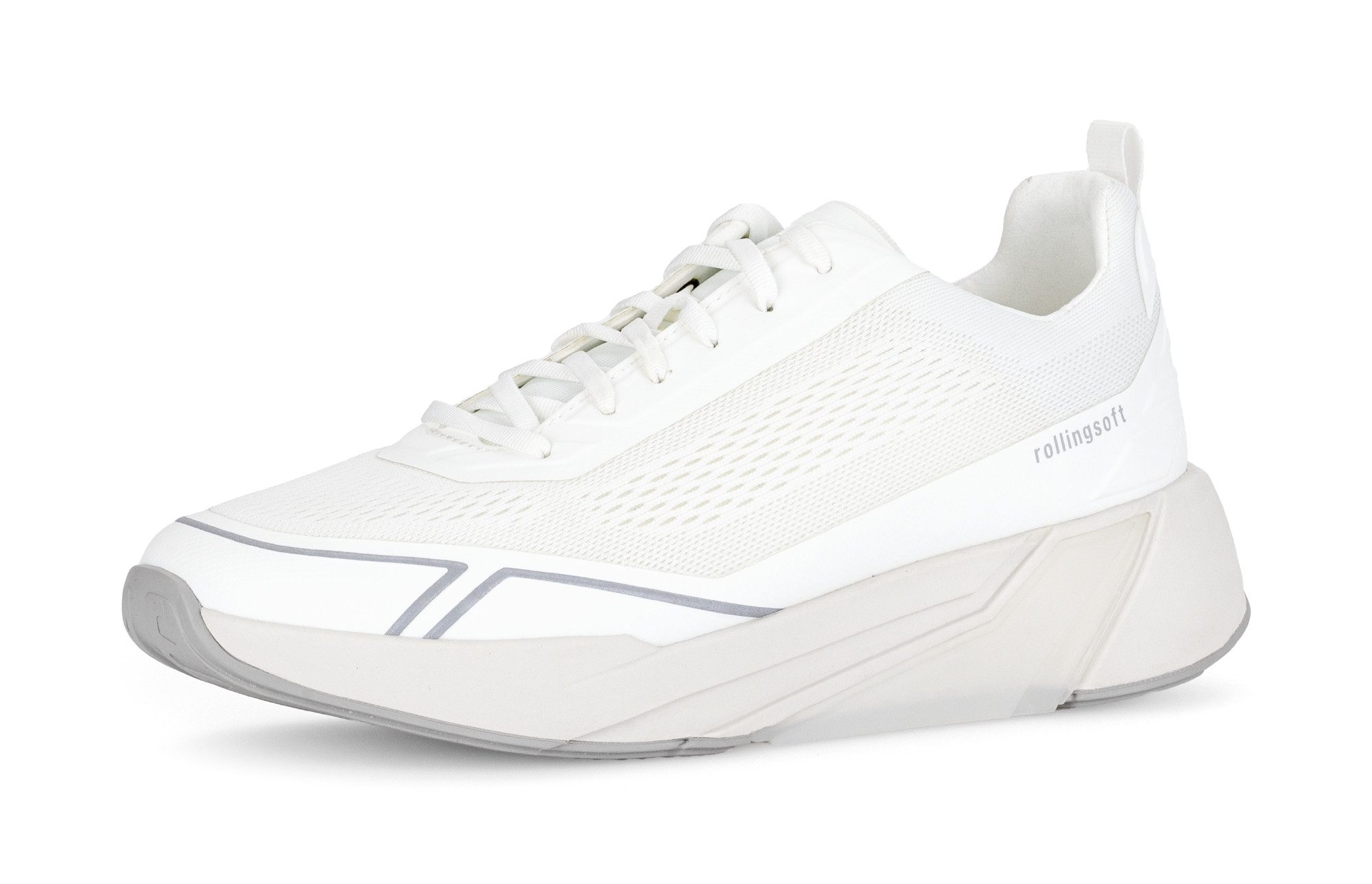rollingsoft Sneaker, Freizeitschuh, Halbschuh, Schnürer mit Details in der Sohle, G-Weite