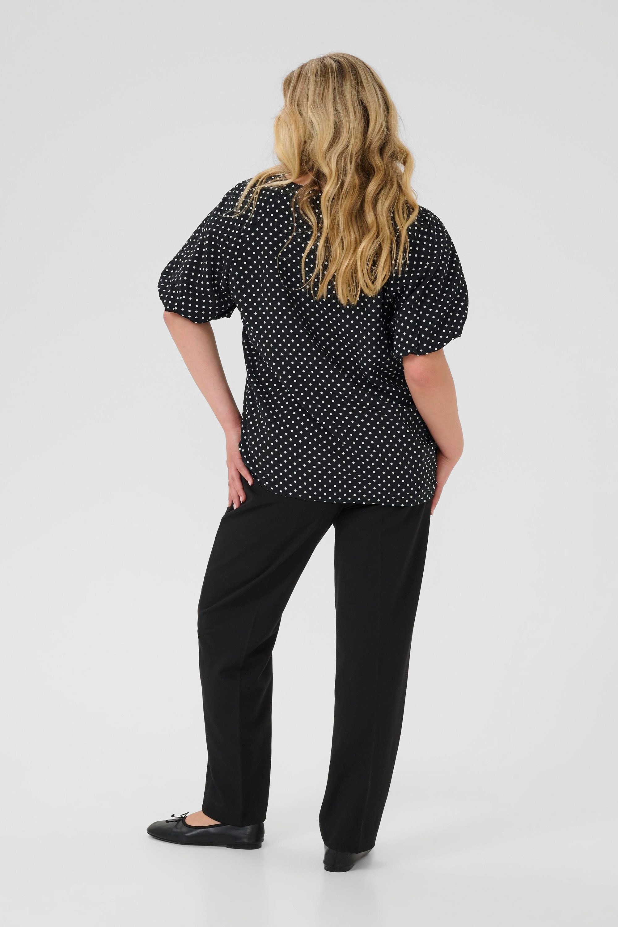 KAFFE Curve Kurzarmbluse Kurzarm-Bluse KCgina Große günstig online kaufen