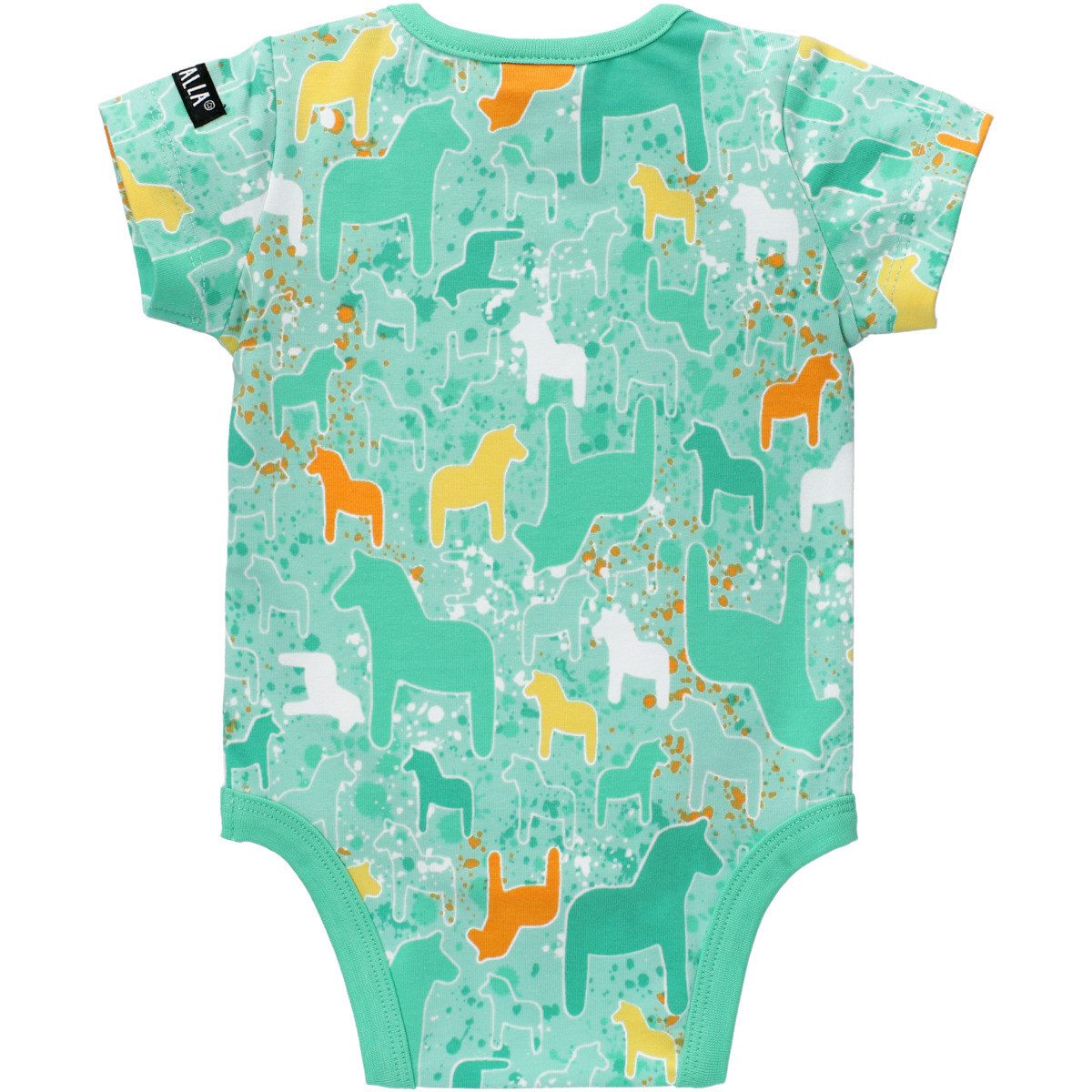 Villervalla Kurzarmbody Dala Unisex Kinder (1-tlg) Kleidbody, Body mit Rock, Bodysuit-Kleid, Bodykleidchen, Body-Dress