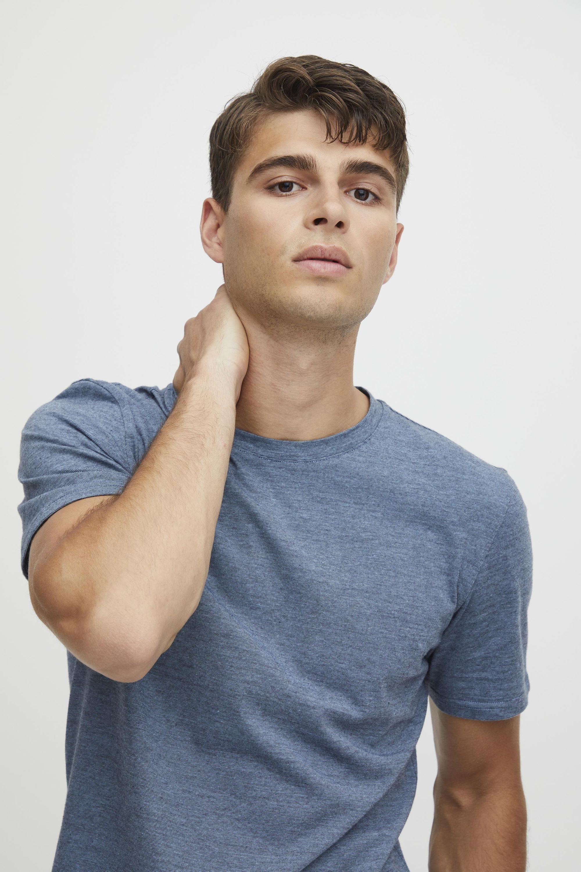 Casual Friday T-Shirt CFThor Basic T-Shirt mit Rundhalsausschnitt