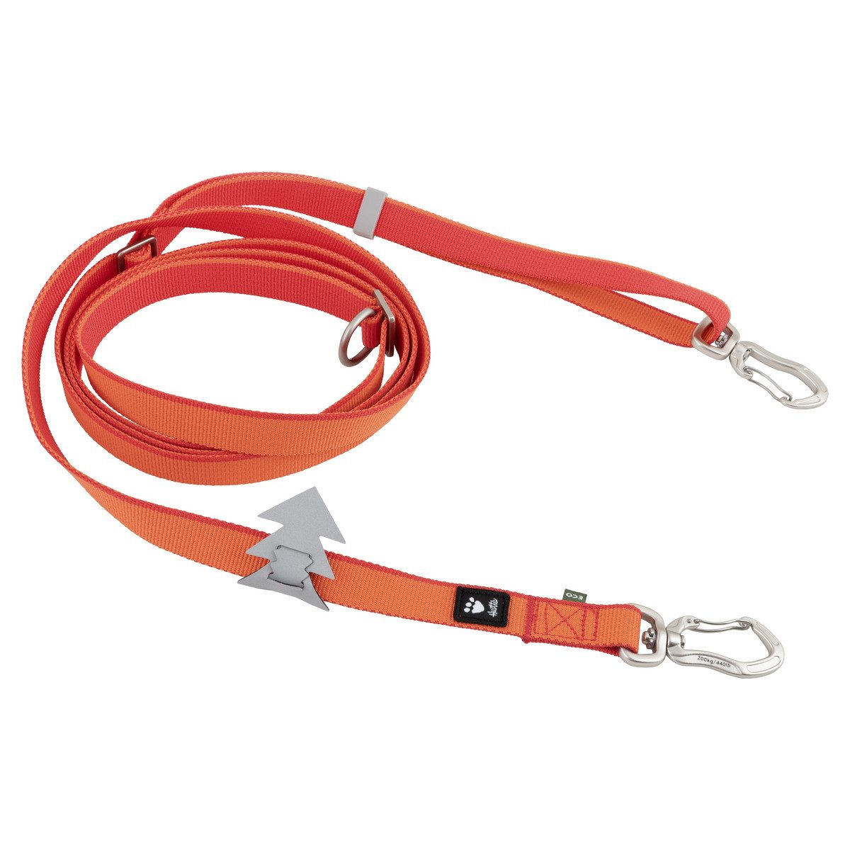 HURTTA Hundeleine Hundeleine Multilong Leash II strawberry (rot)