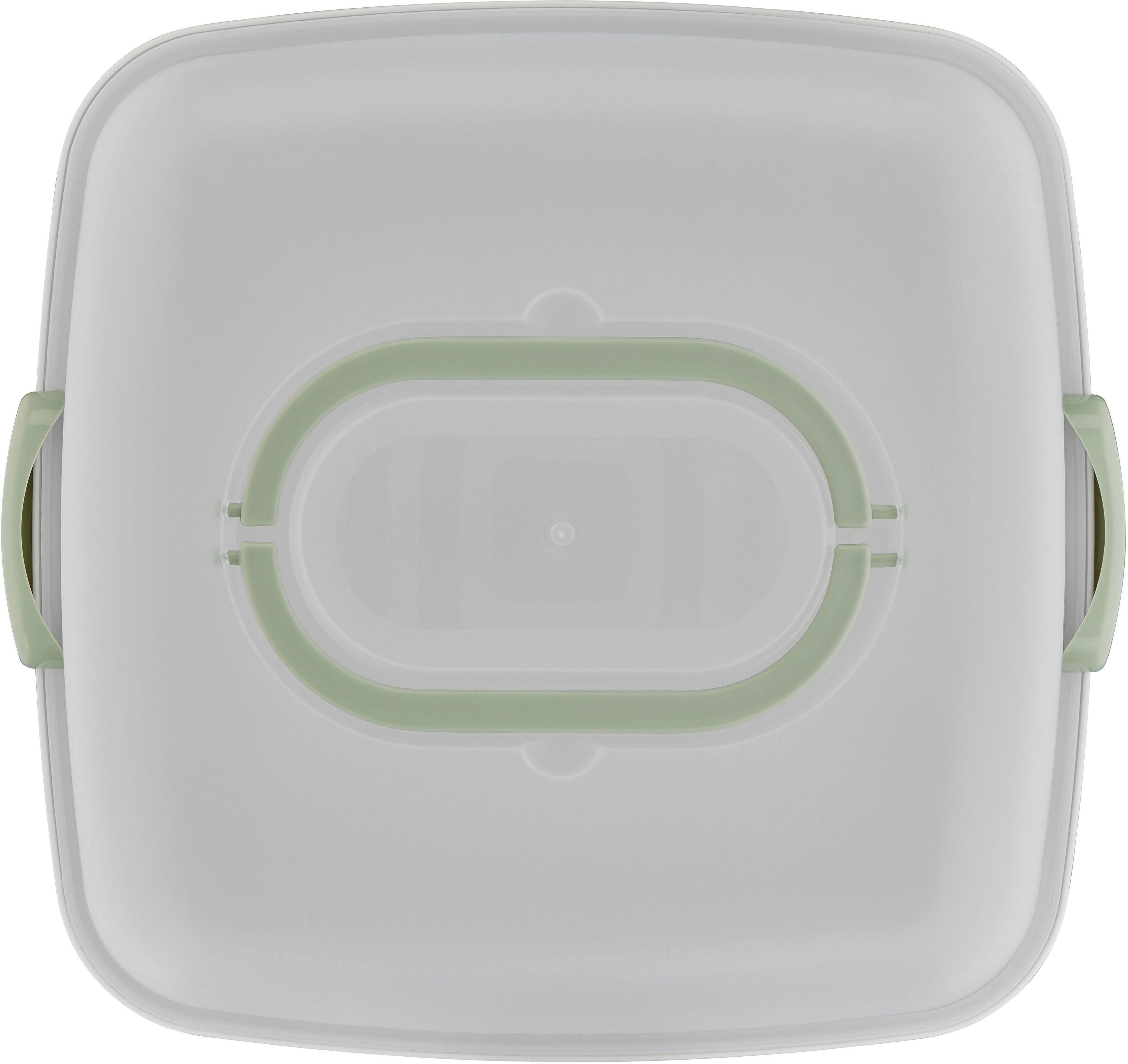 Emsa Kuchentransportbox K32670 Prep&Bake, Kunststoff, (2-tlg), eckig 37x33 cm, Tragegriff, Schneidevorrichtungen