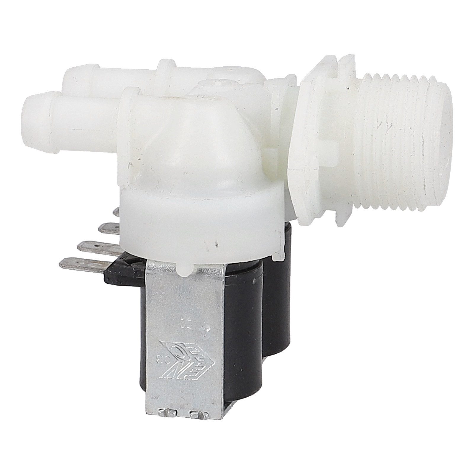 easyPART Durchflussschalter wie Bluparts 10104917 Magnetventil 2-fach 180°, Waschmaschine