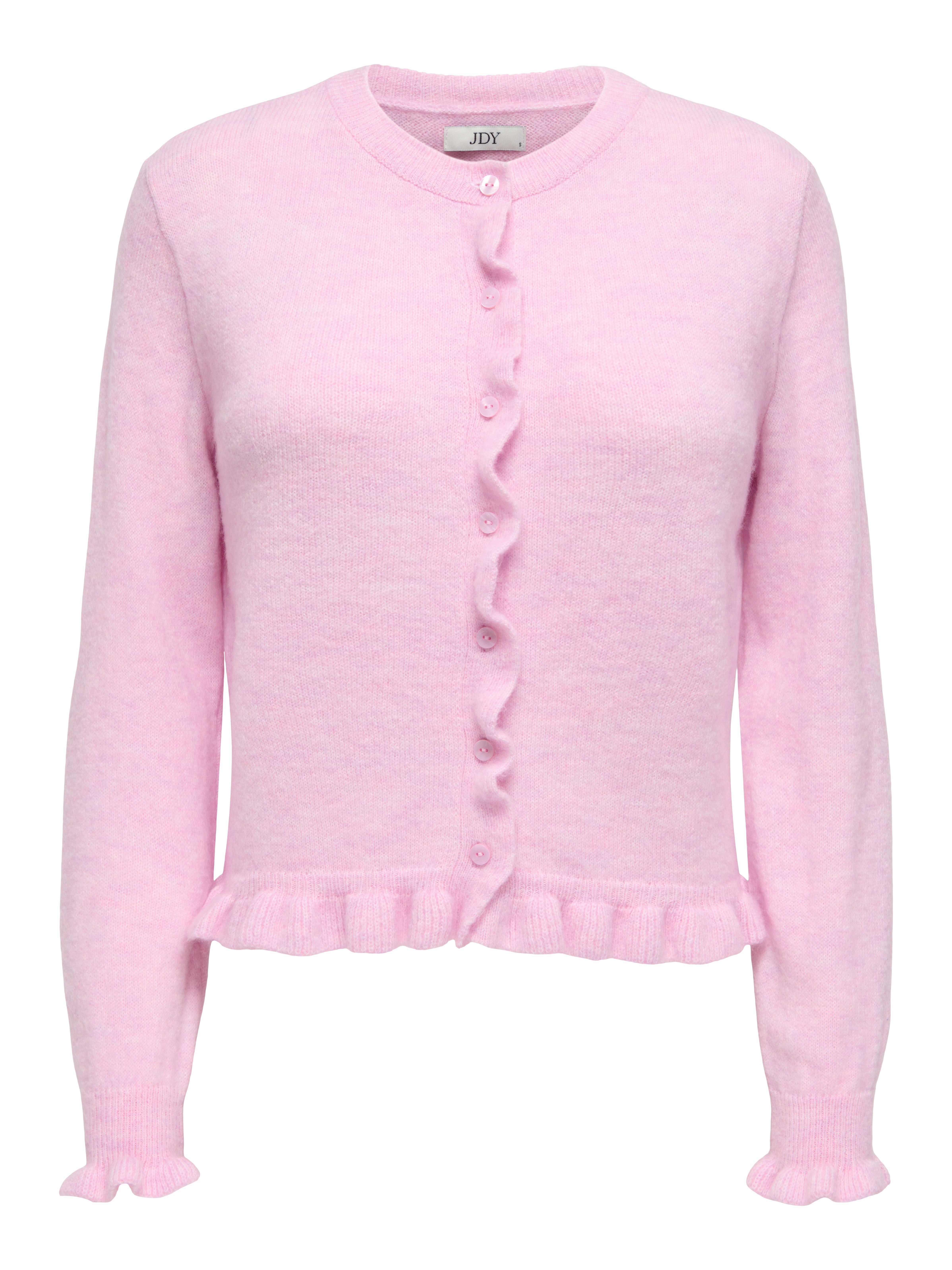 JDY Strickjacke JDYLETTY L/S ON FRILL CARDIGAN KNT NOOS günstig online kaufen