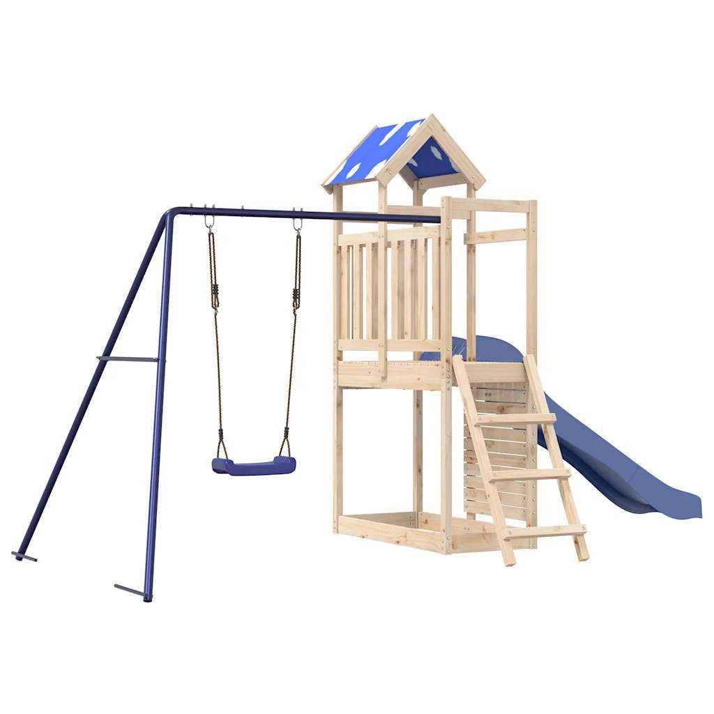 vidaXL Spielturm Spielturm Massivholz Kiefer