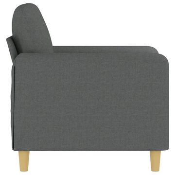 vidaXL Sofa Sessel Dunkelgrau 60 cm Stoff