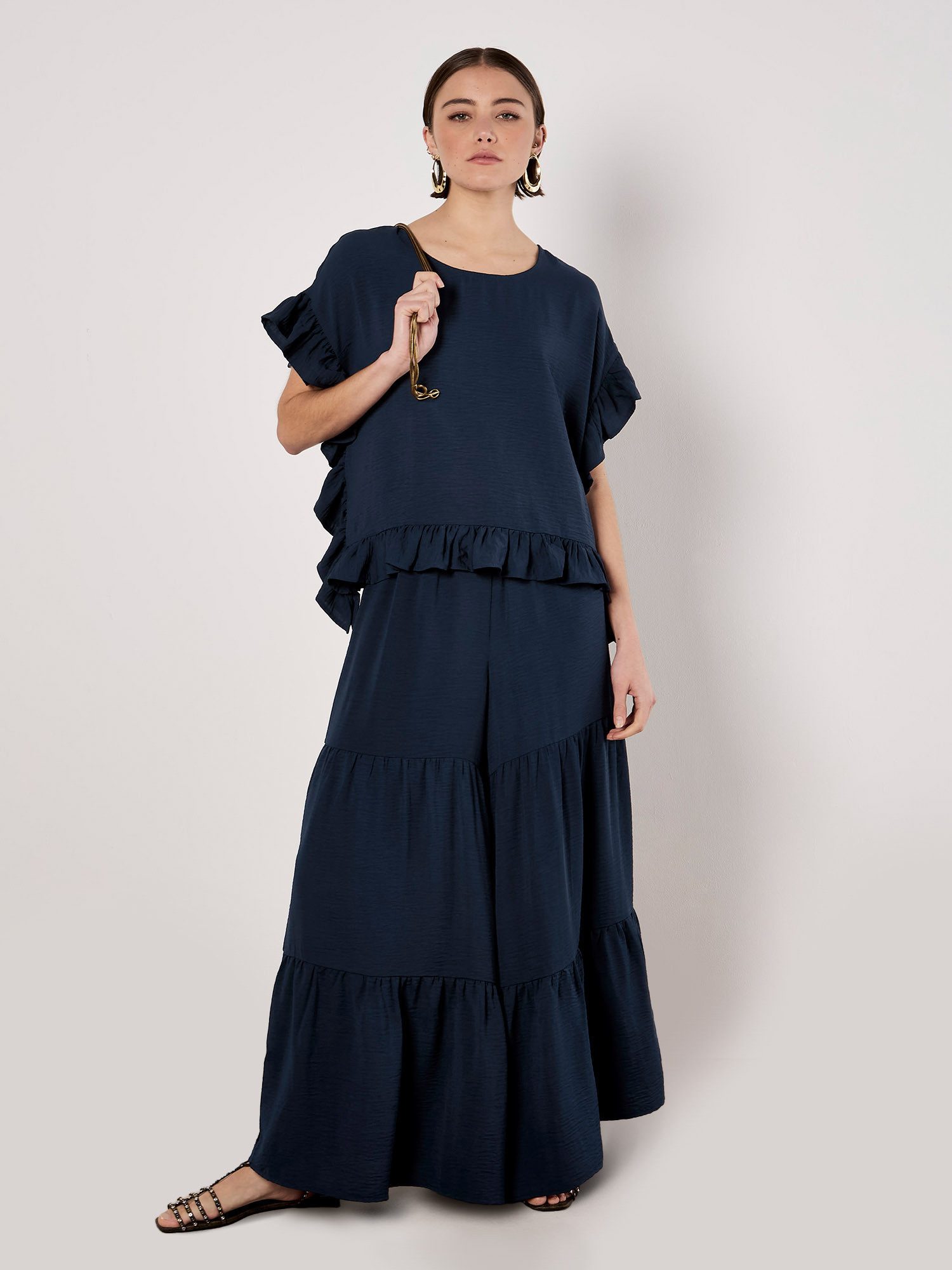 Apricot Stoffhose Abgenähte Hose, mit sehr günstig online kaufen