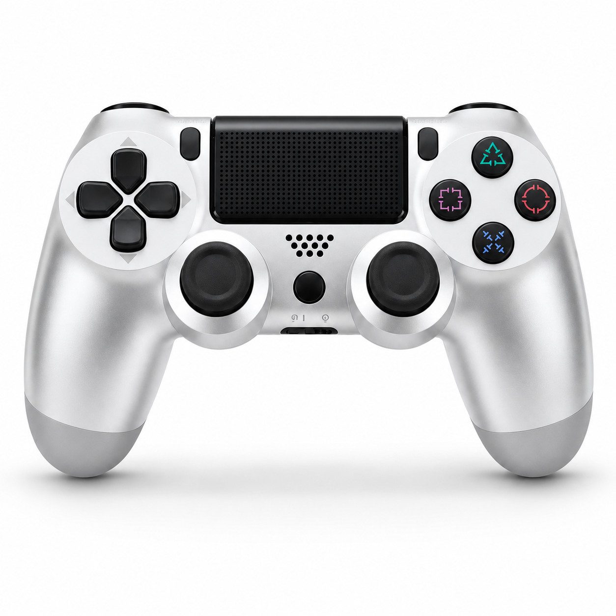 Tekoo Bluetooth Gamepad ergonomisch für PC Tablet Smartphone Controller (Dual-Vibration,6-Achsen-Sensor,Kopfhöreranschluss,Lichtleiste)