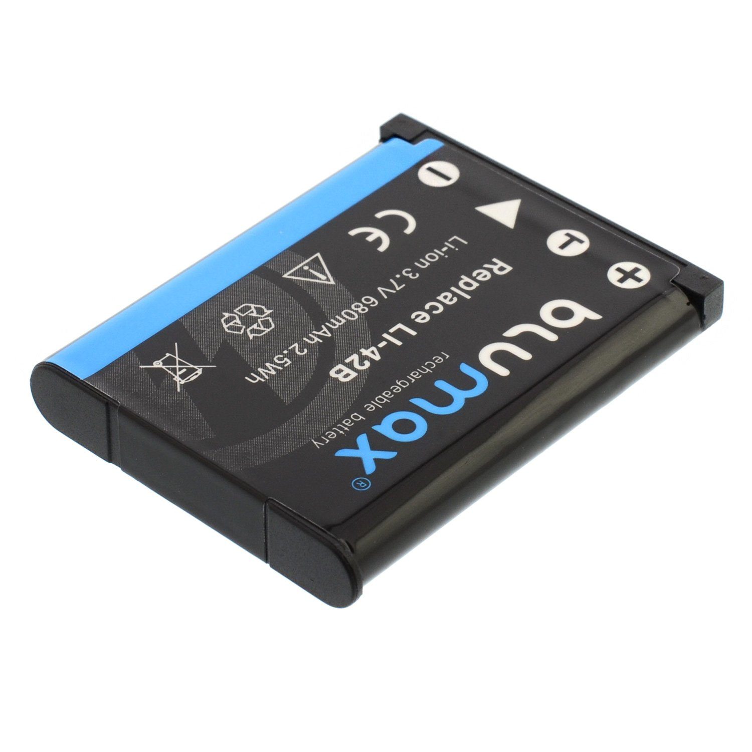 Blumax Akku passend für Olympus Li-42B 680 mAh (3,7V) Kamera-Akku – Bild 4 von 4