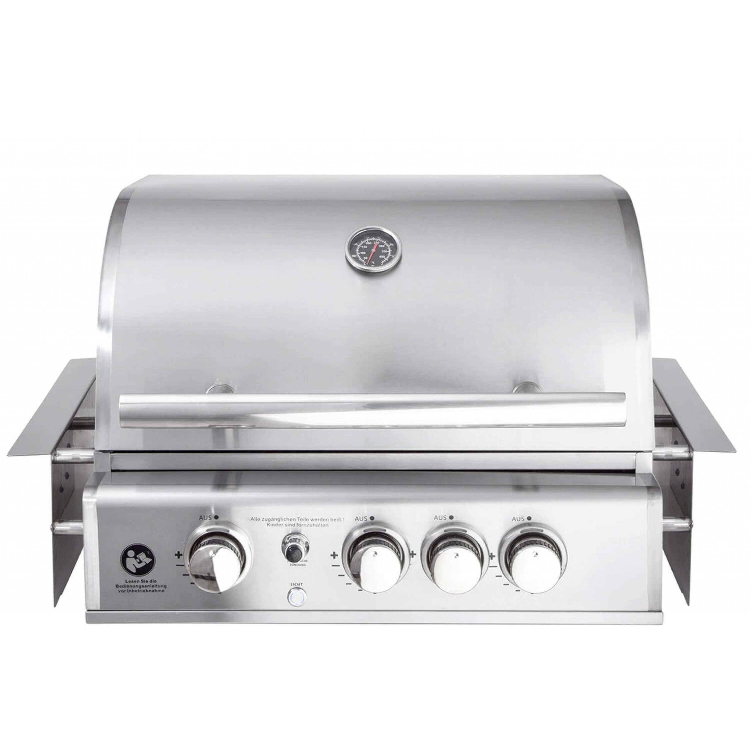 All Grill Gasgrill ALLGRILL Einbau-Gasgrill CHEF M Edelstahl Built-In Air System, 3