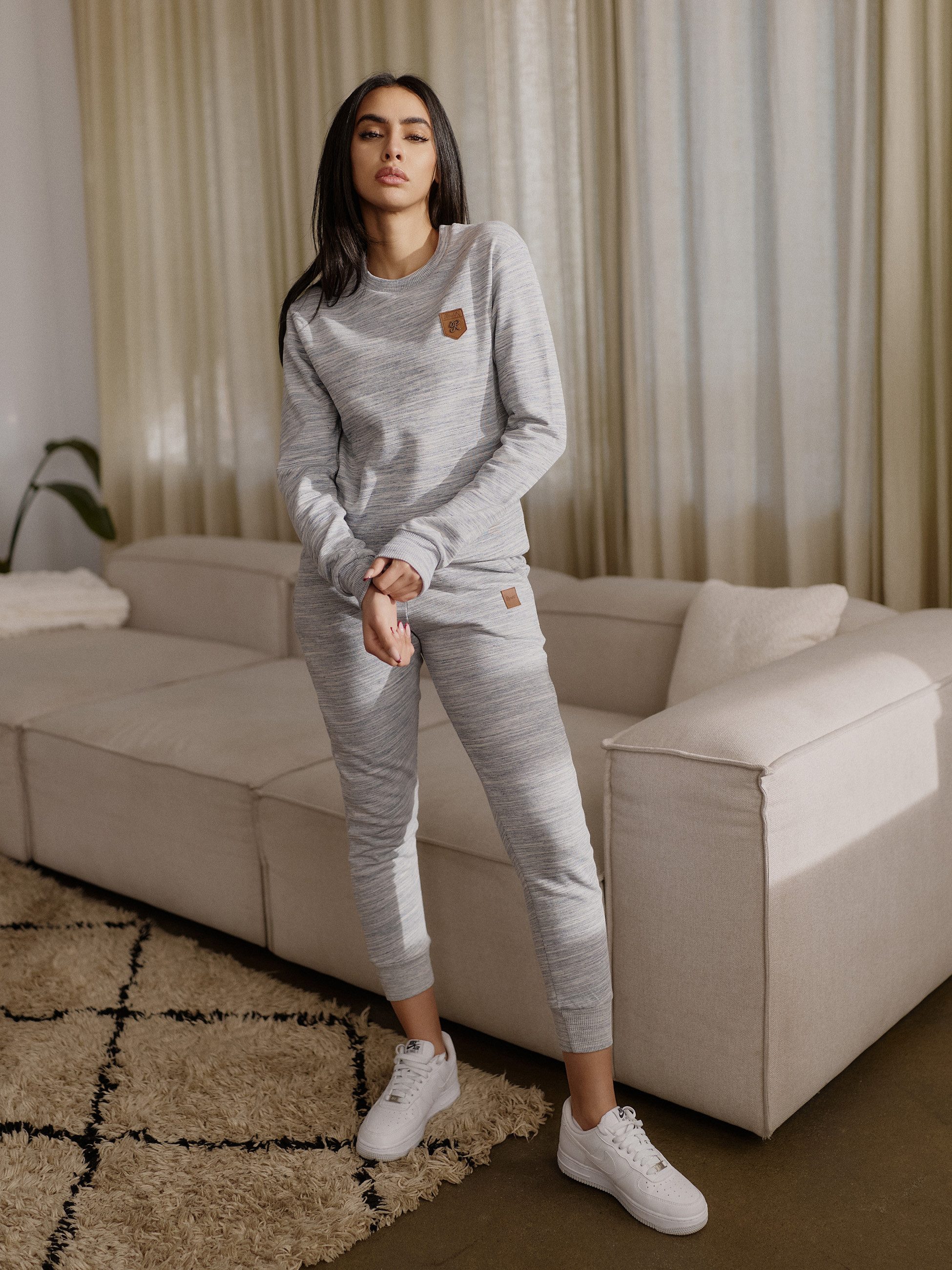 REPUBLIX Jogginganzug REBECCA, Damen Zweiteiler Hausanzug Training Sportanzug Jogginganzug