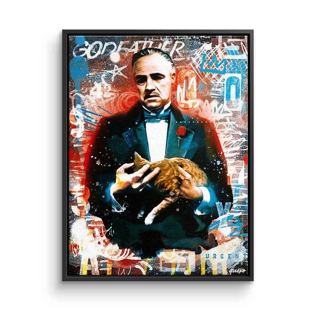 Leinwandbild Rahmen Vol. Godfather 2 Vol. Style Pop Al The Godfather ohne 2, Collage Pacino Art The Leinwandbild Style DOTCOMCANVAS®