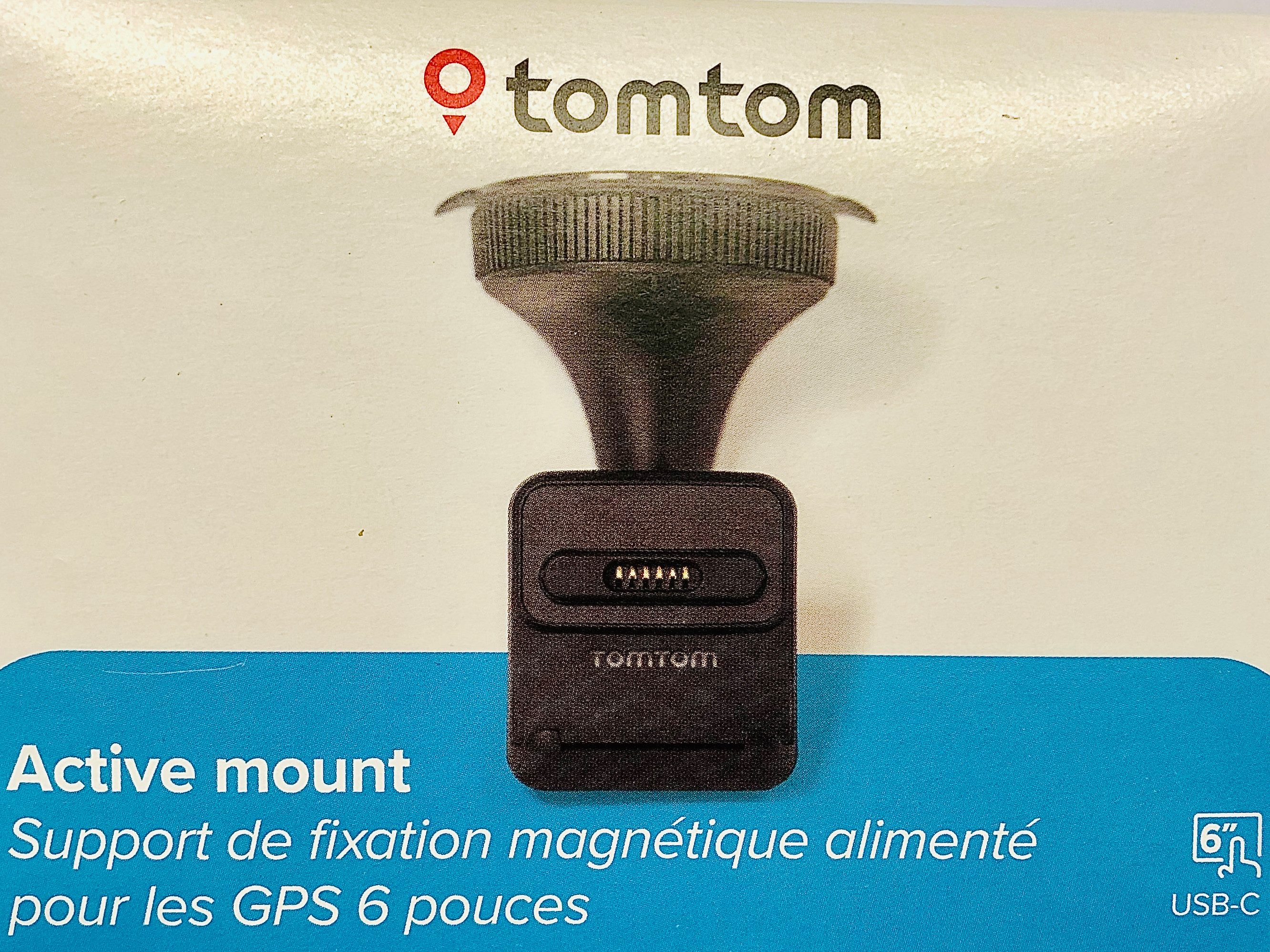 TomTom Navigationsgeräte-Halterung Aktiv-Magnethalterung 6 Zoll Geräte - USB-C