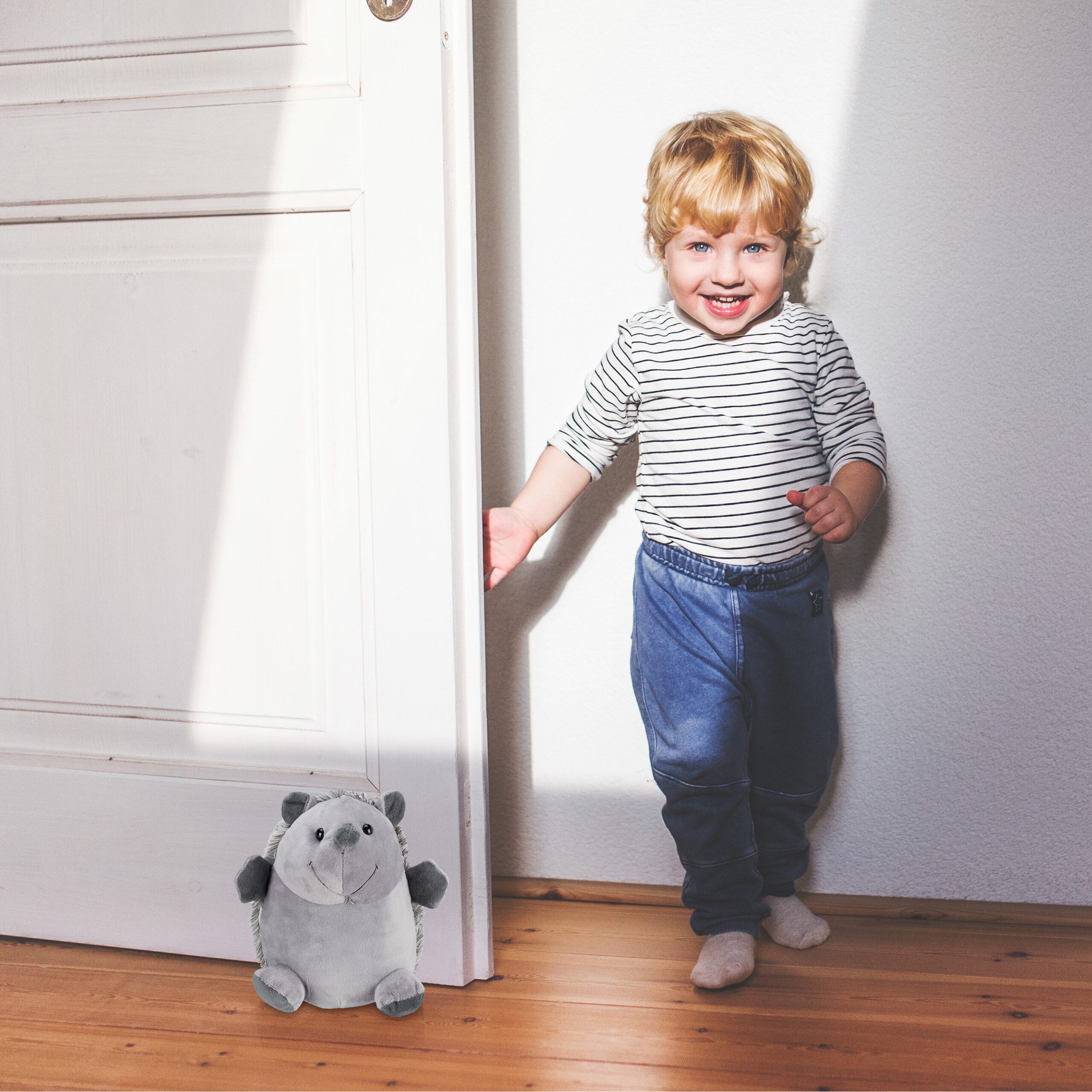 relaxdays Türstopper Grauer Türstopper Igel