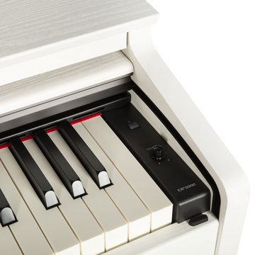 FAME Digitalpiano (DP-3000 E-Piano mit Hammermechanik, anschlagdynamischen 88 Tasten, voller Klavierklang, 20 Orchesterklangfarben, 128-fache Polyphonie, wertiges Gehäuse mit Deckel und Konsolen, Digital Piano, Digitalpianos, Homepianos), DP-3000 E-Piano, Hammermechanik, anschlagdynamische 88 Tasten