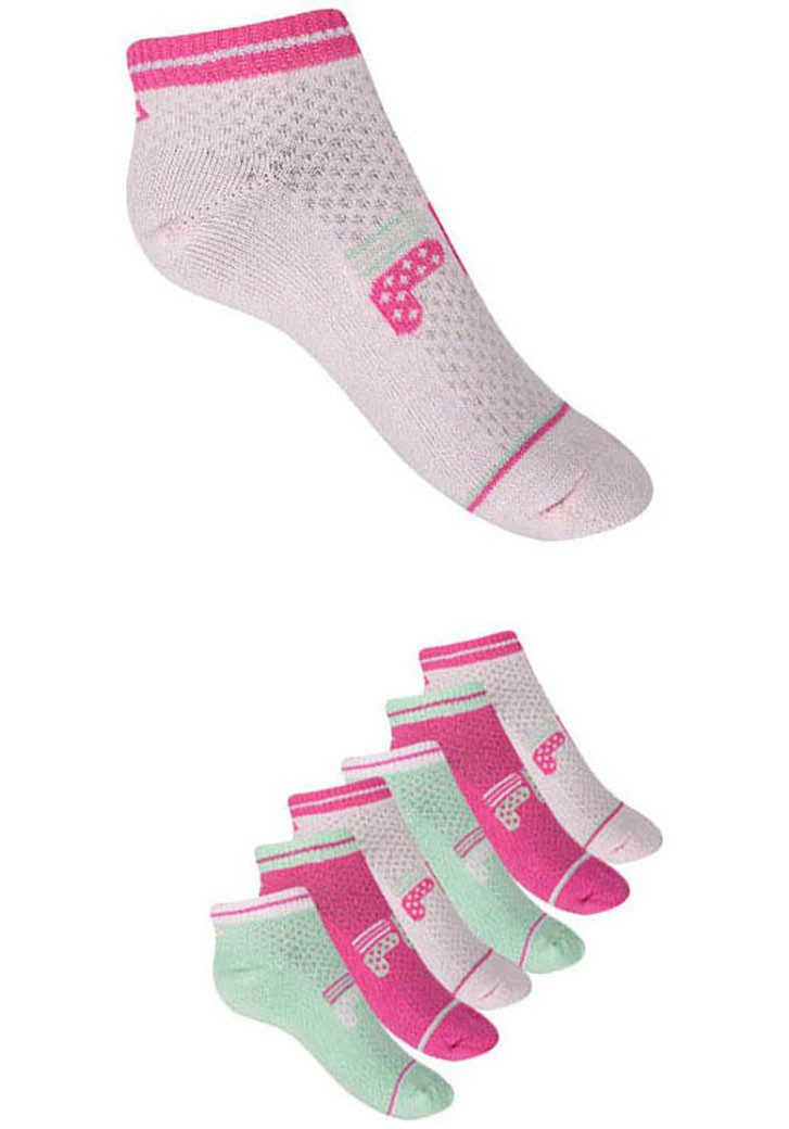 Fila Freizeitsocken JUNIOR GIRL INVISIBLE SOCKS (6-Paar) mit elastischem Bündchen