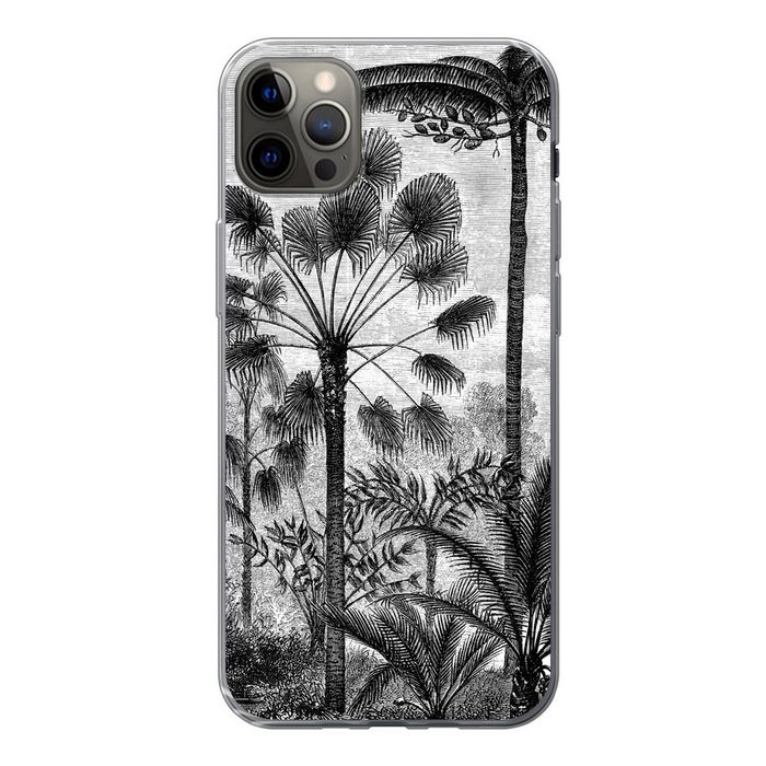 MuchoWow Handyhülle Design - Bäume - Natur - Pflanzen - Botanisch Handyhülle Apple iPhone 13 Pro Max Smartphone-Bumper Print Handy