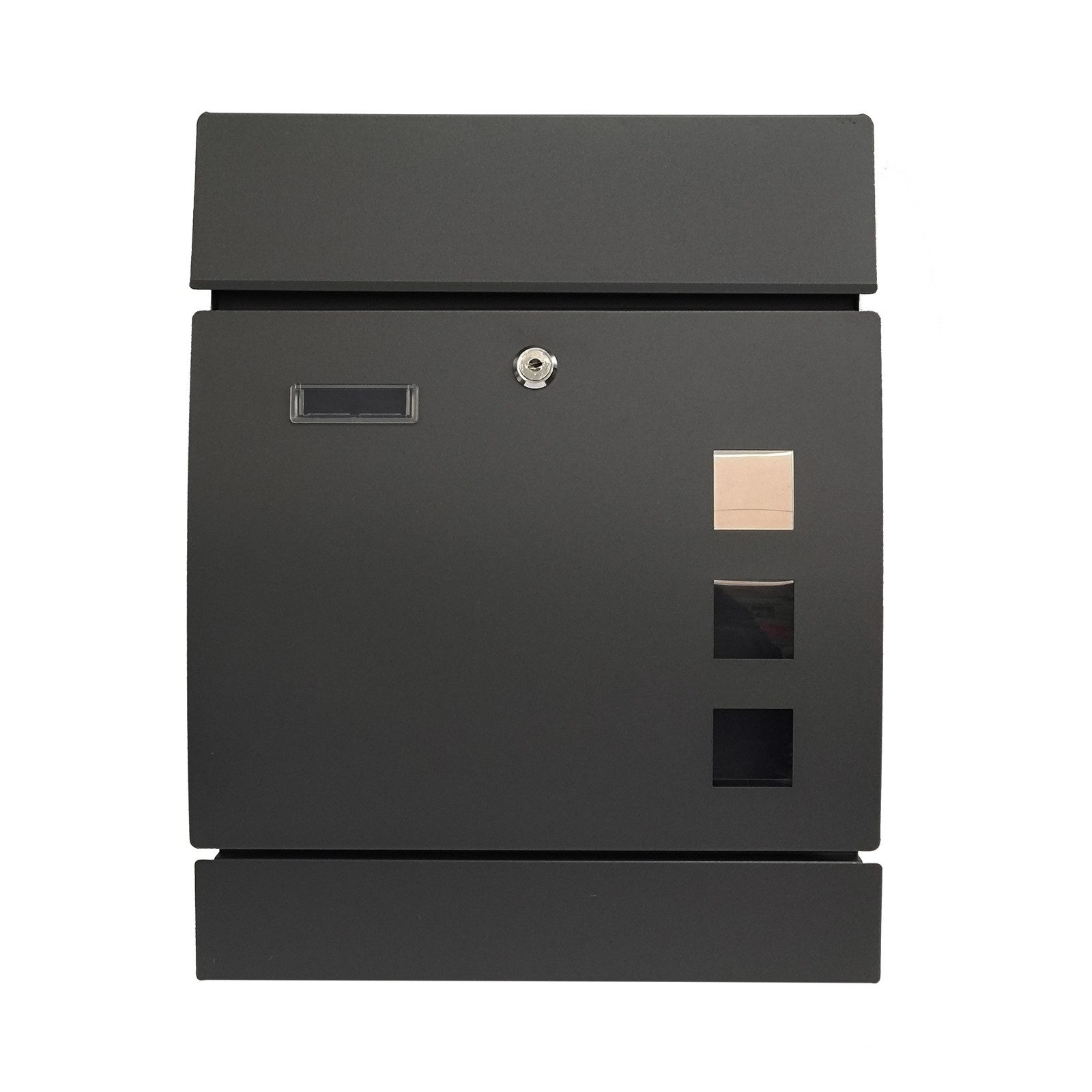 HTI-Living Briefkasten Briefkasten Amin Anthrazit gewölbt (Stück, 1-St., 1 günstig online kaufen