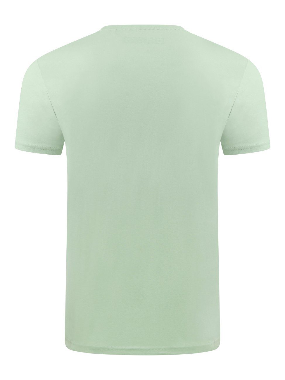 T-Shirt Baumwolle aus Green (1-tlg) Middle (12300) riverso O-Neck 100% RIVAaron