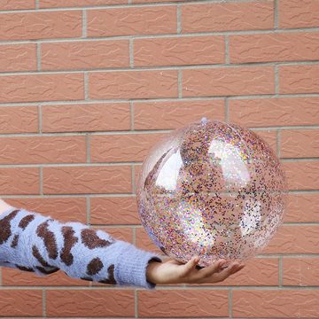 AUKUU Wasserball Pailletten Pailletten Wasserball transparenter Wasserschlagball