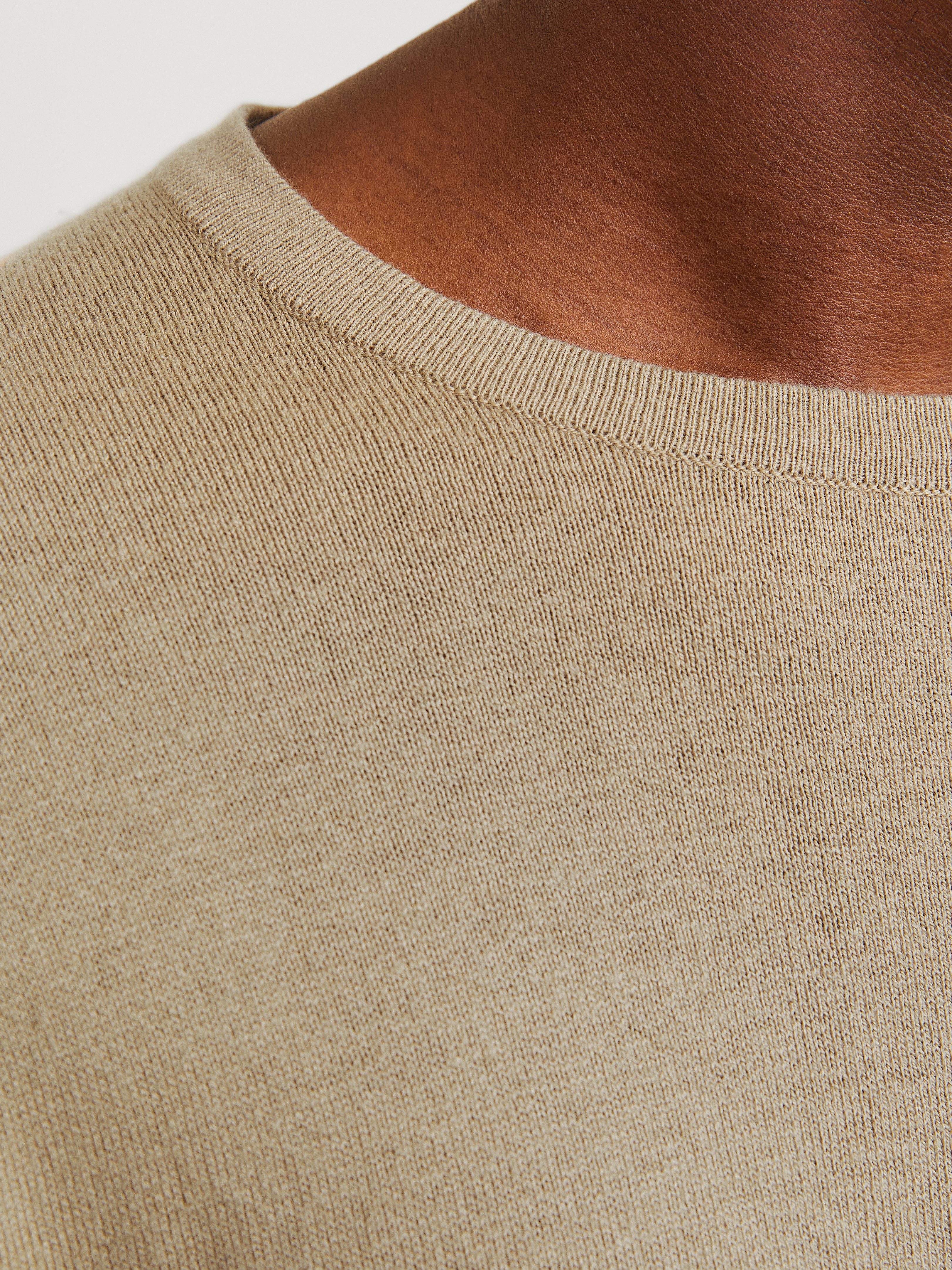 Jack & Jones Rundhalspullover JJEEMIL KNIT CREW NECK NOOS Baumwollmischung, regular fit