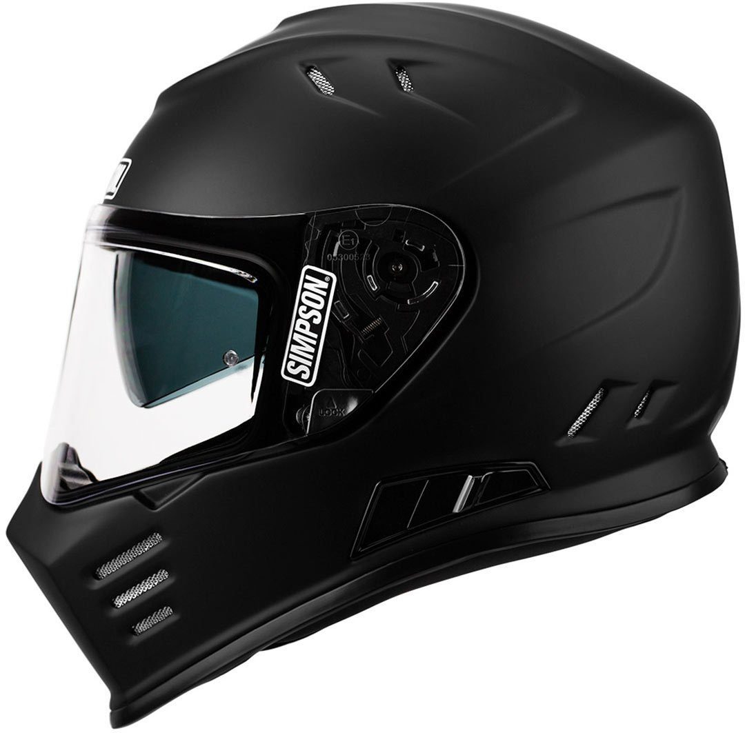 Simpson Motorradhelm Venom Helm, Integriertes Sonnenvisier