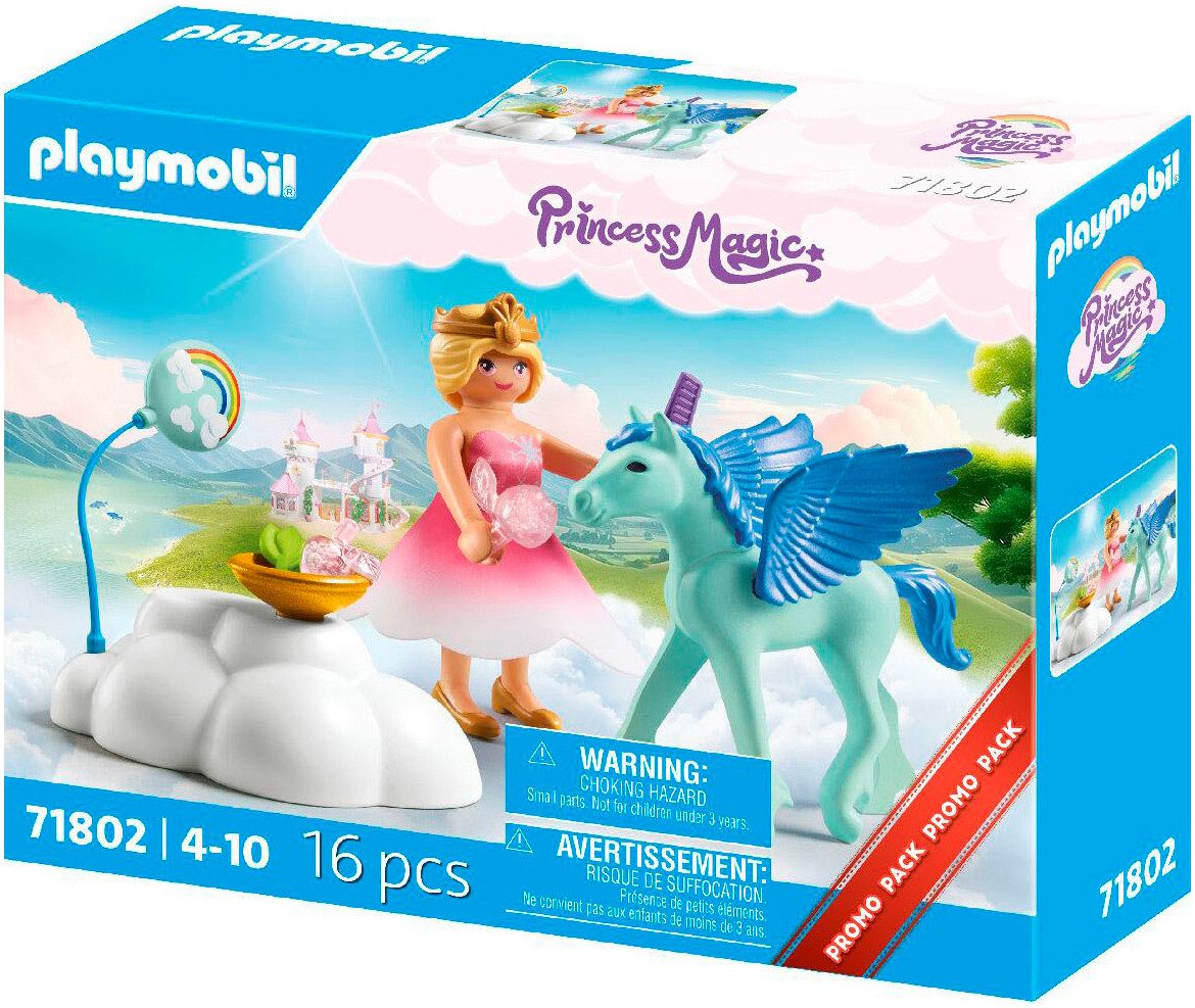Playmobil® Pegasus-Geburtstag (71802), Playmobil Magic Konstruktions-Spielset, (16 St), Made in Europe