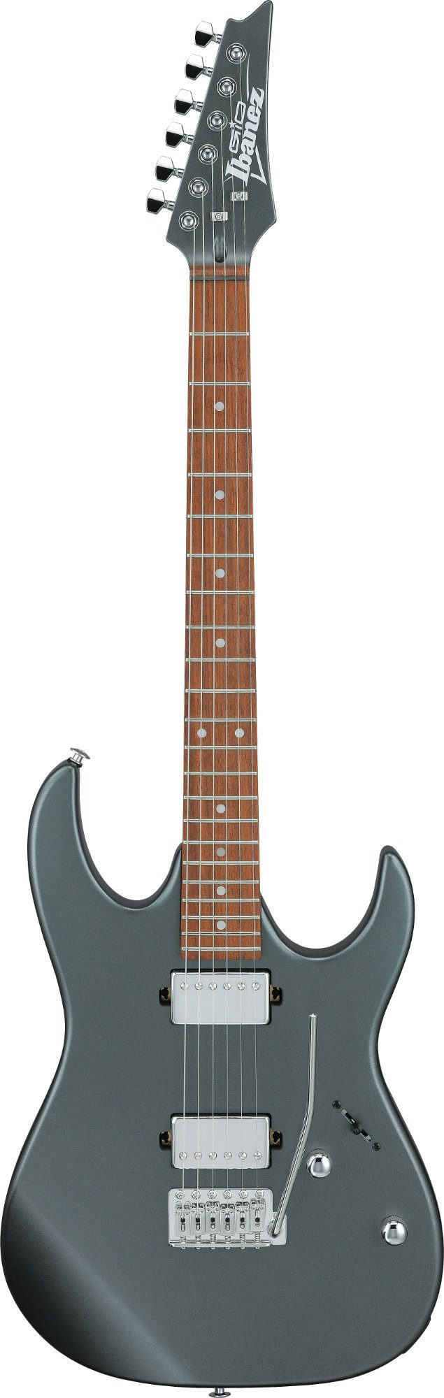 Ibanez E-Gitarre GIO GRX120SP-NGM Noble Gray Metallic Matte, ST-Style, E-Gitarre für Einsteiger
