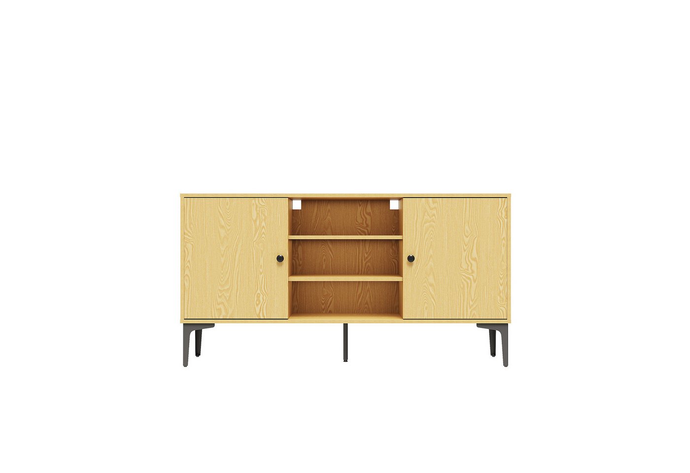 SONNI TV-Schrank TV-Schrank,Eichenfarbener TV-Schrank,135x35x70cm