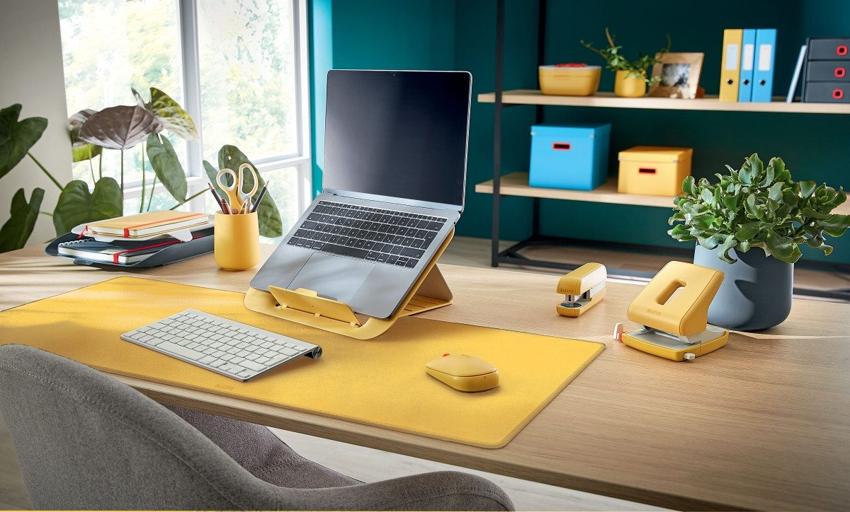 LEITZ Schreibtischunterlage Schreibunterlage Cosy PVC 80x40cm gelb