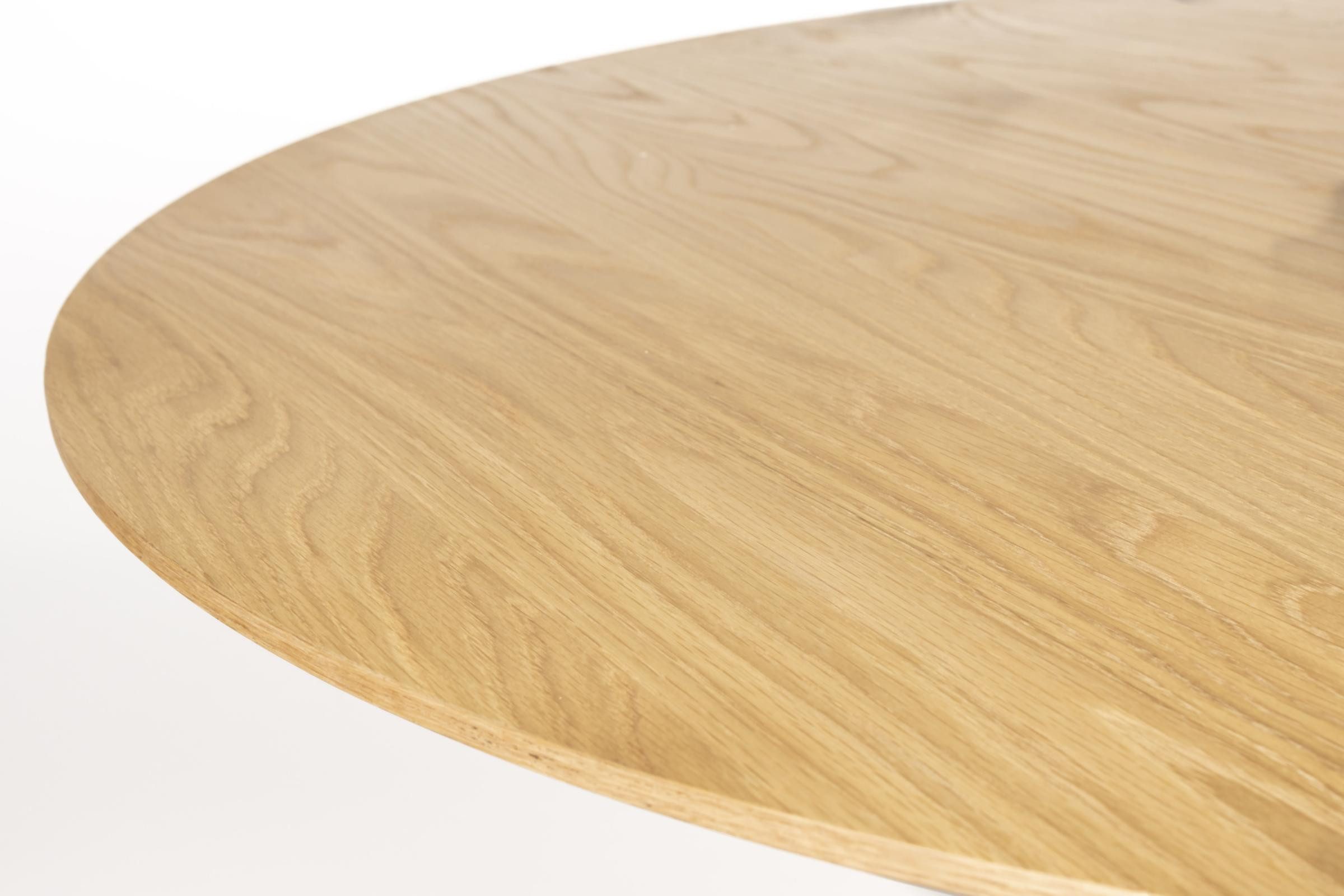 Zuiver Esstisch Tisch Esstisch LOTUS Rund Ø 120 cm von Zuiver Eiche furniert