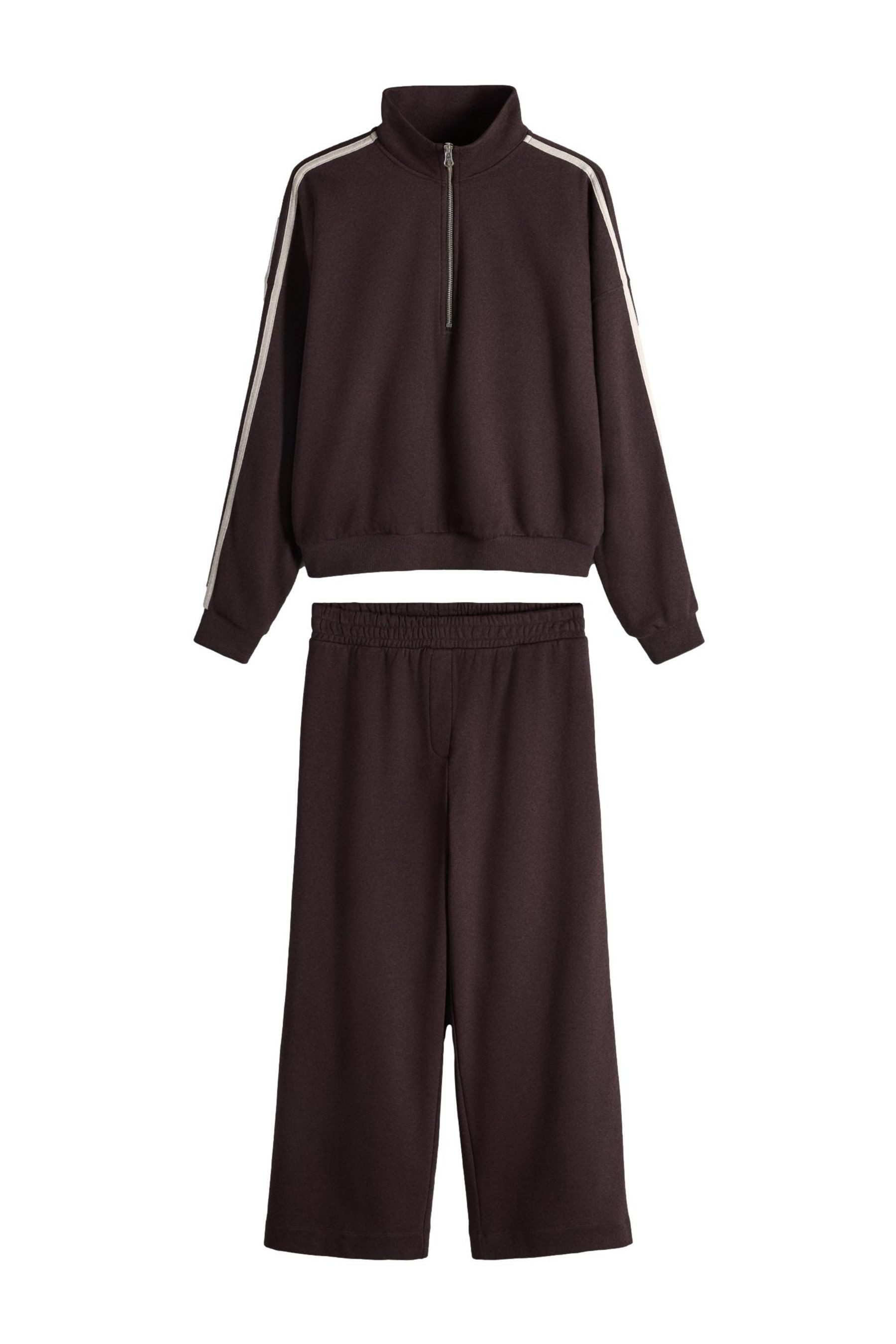 The Set Sweatanzug The Set Sweatshirt und gerade Jogginghose (2-tlg)