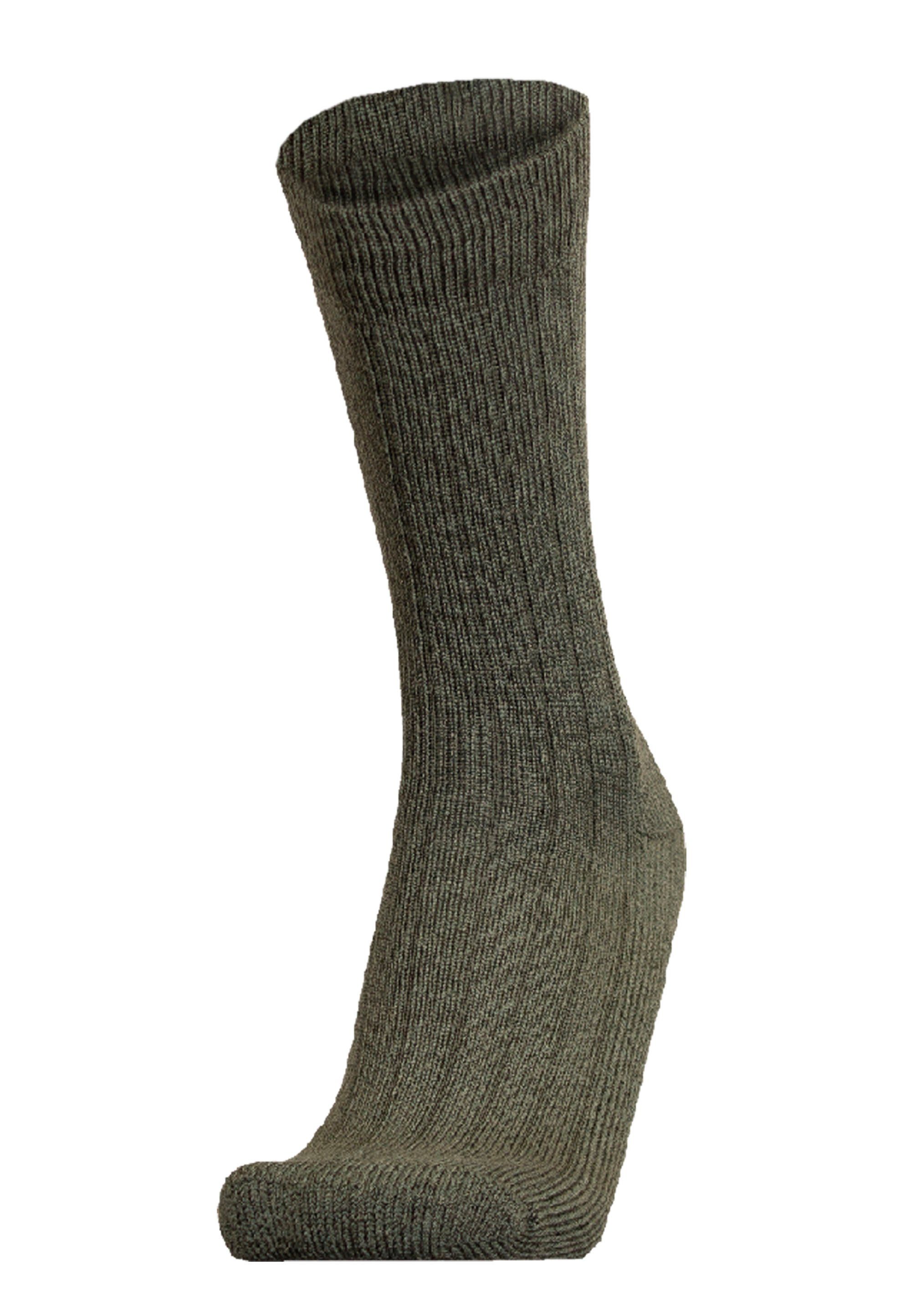 Socken (1-Paar) Merinowolle KALDO wärmender grün UphillSport mit