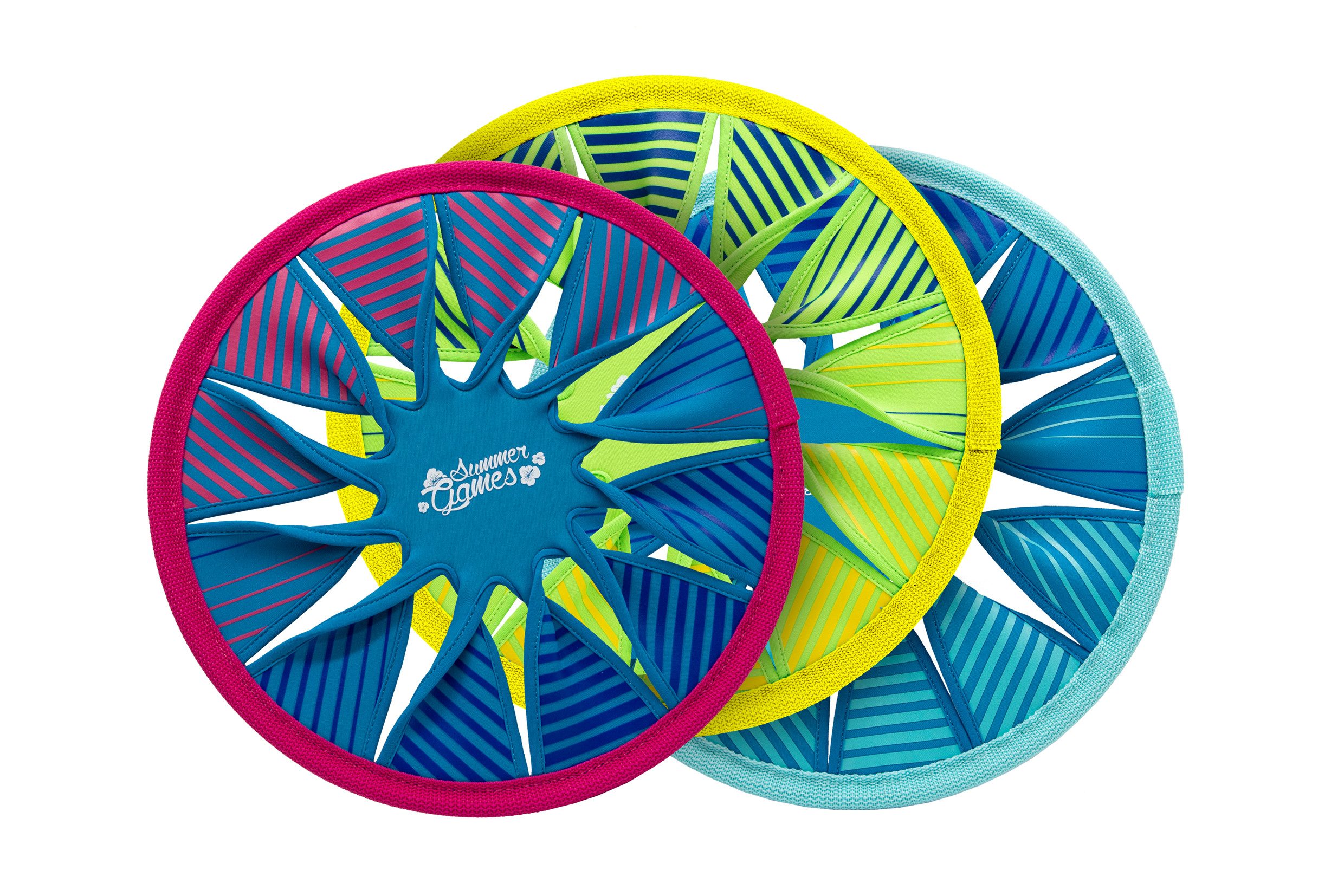 XTREM toys & sports SUMMER GAMES Neopren Flying Disc, 3er Set