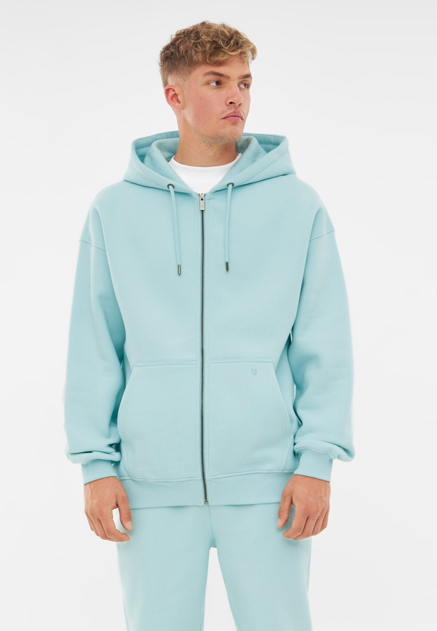 Johnny Urban Sweatjacke Caleb Oversize Sweatjacke (1-tlg) Kapuzenjacke aus dickem Stoff, weich und knitterfrei