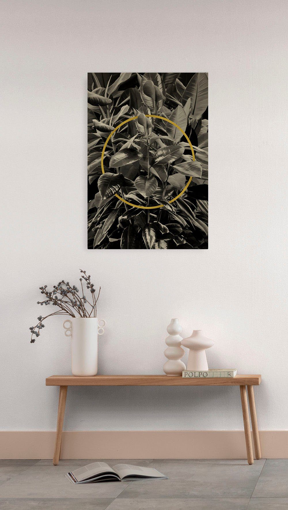 Komar Leinwandbild Green Surrounding - Größe 40 x 60 cm, Natur (1 St), Keilrahmenbild mi Echtholzrahmen