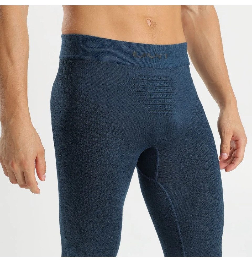 UYN Funktionsunterhose Fusyon Biotech Pant (Merinowolle, ideale Thermoregulation) blau Herren