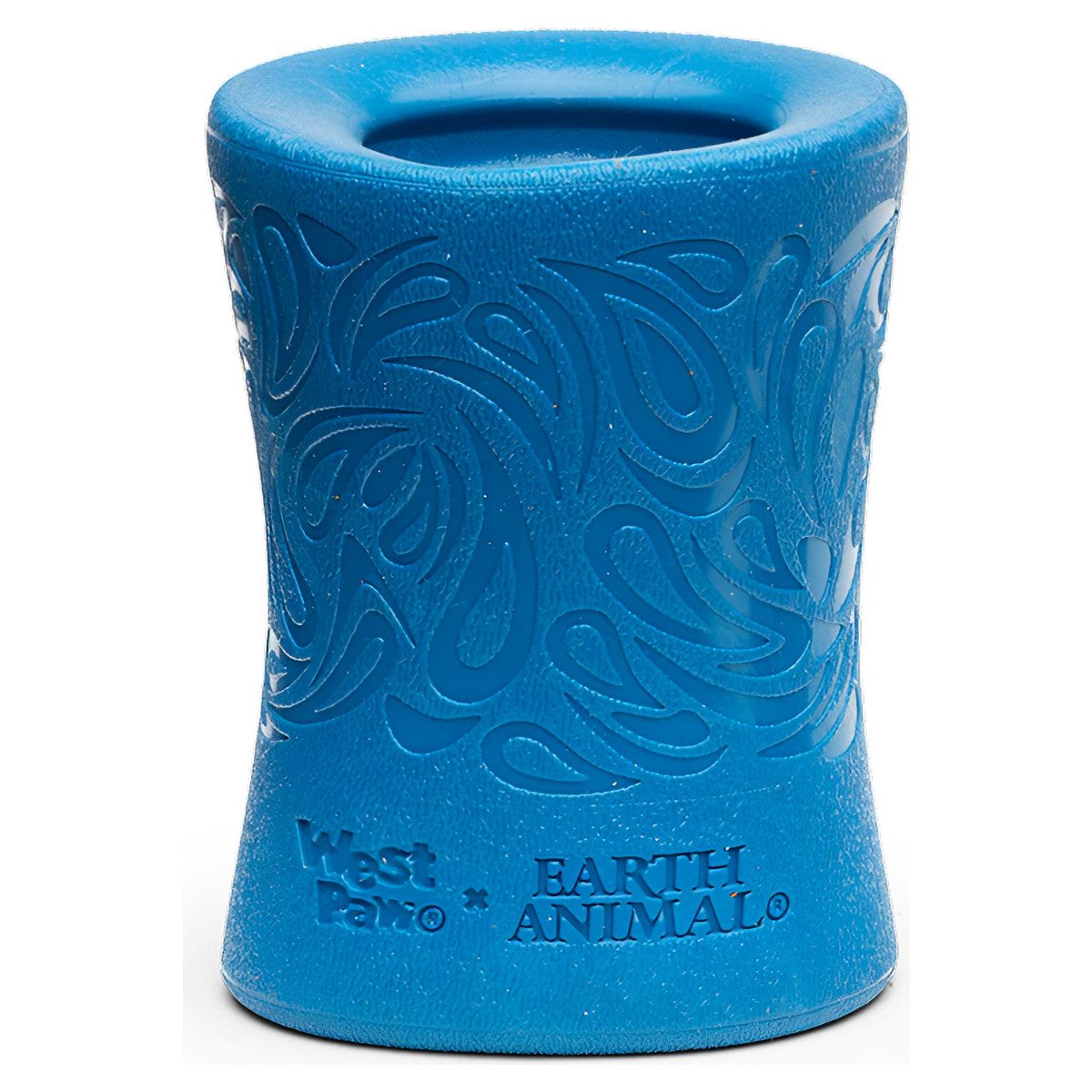 West Paw Kauspielzeug Snackspielzeug Seaflex Funnl blau