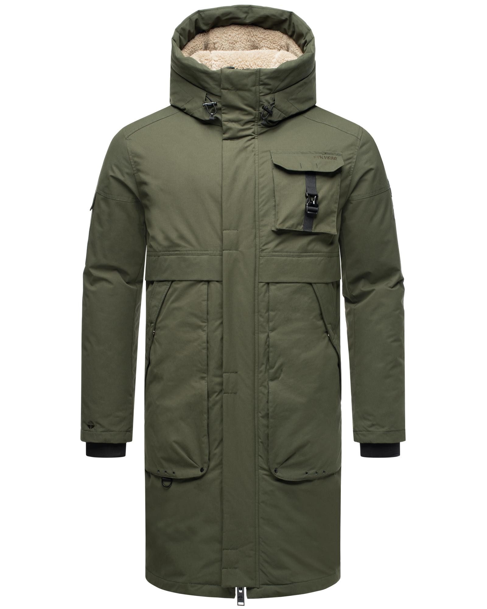 Stone Harbour Wintermantel Cyriaan XX Langer Herren Winterparka mit großen Eingrifftaschen