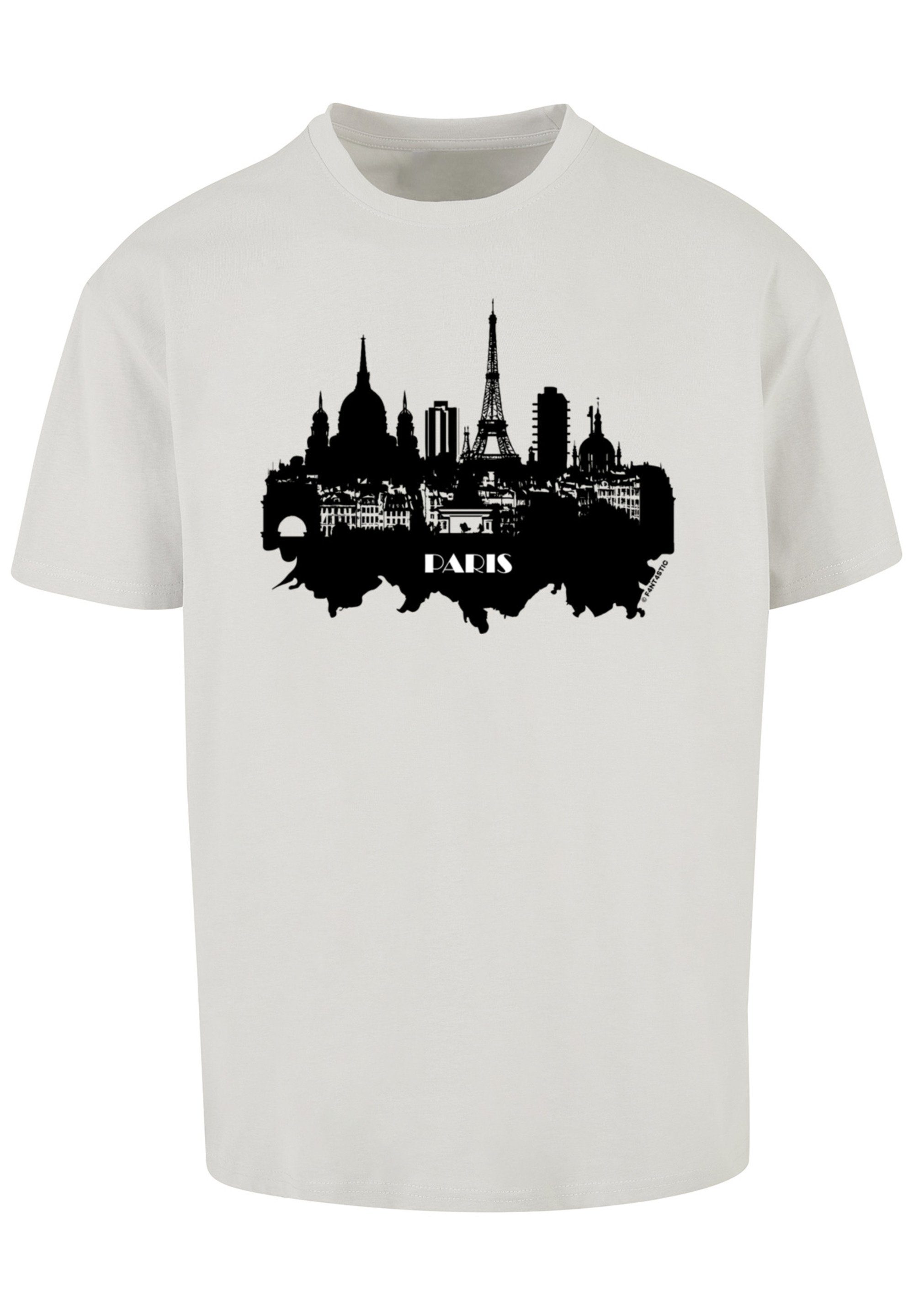 Print F4NT4STIC PARIS SKYLINE T-Shirt lightasphalt TEE OVERSIZE