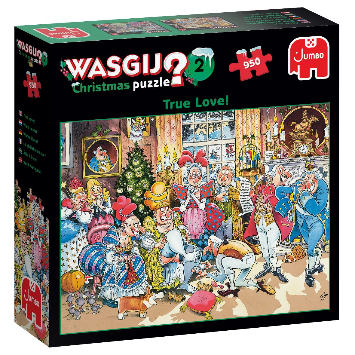 Jumbo Spiele Puzzle Wasgij Christmas 2 Wahre Liebe 950 Teile Puzzle, 950 Puzzleteile
