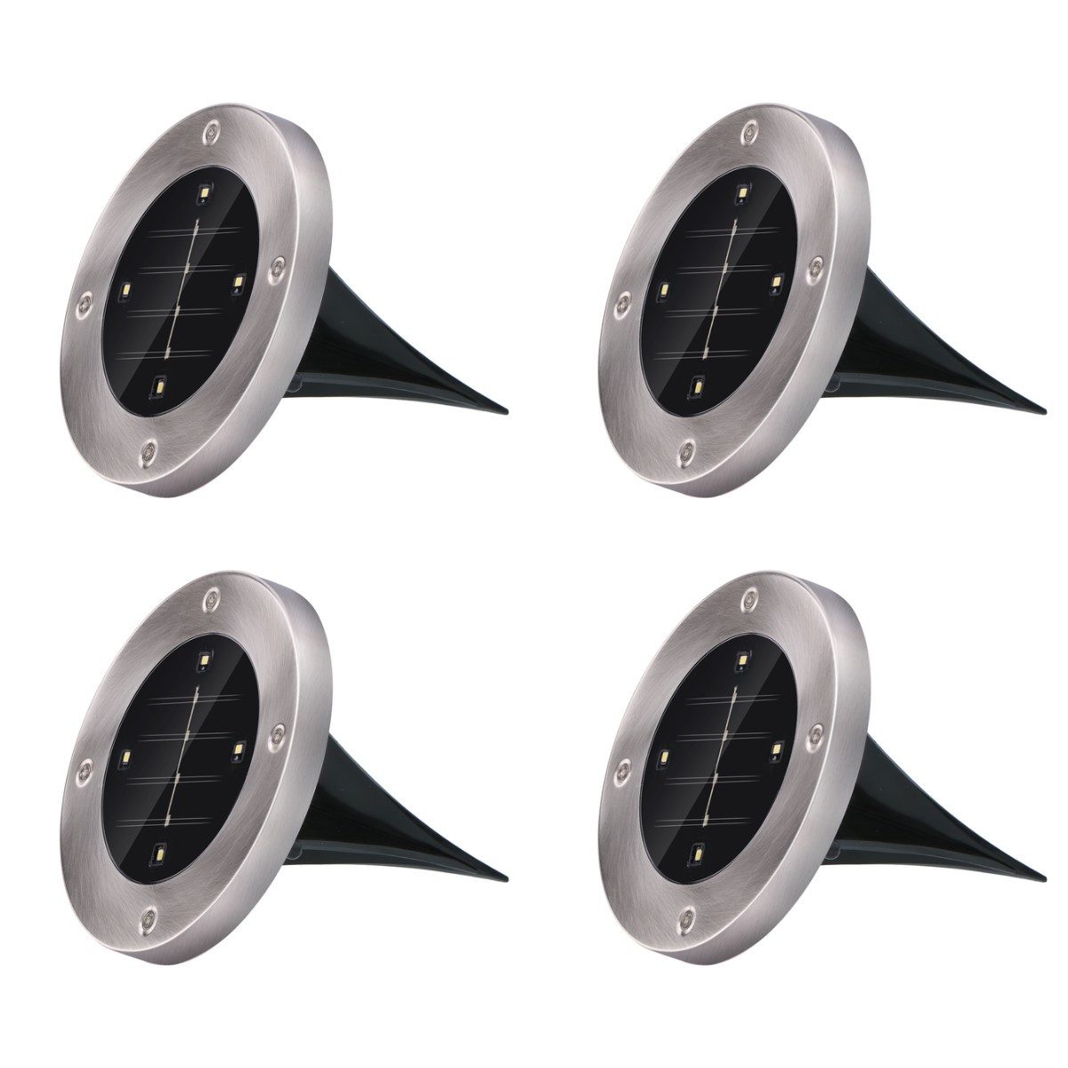 Grundig Gartenleuchte Grundig Solarlampen Set von 4