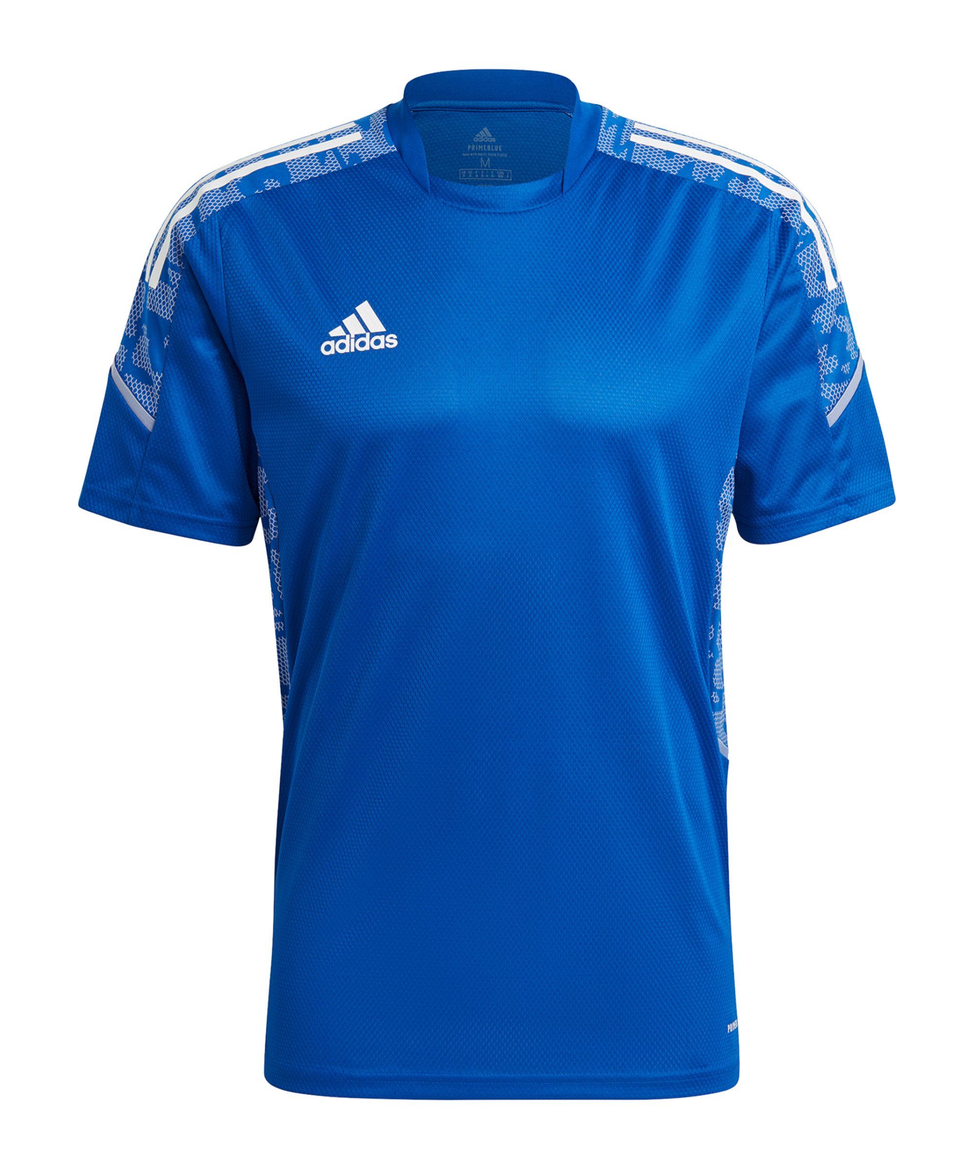 21 default Performance adidas blauweiss Trainingsshirt T-Shirt Condivo